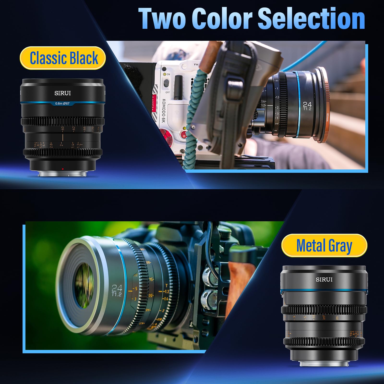 Amazon.co.jp: SIRUI Night Walker 24mm T1.2 シネレンズ 大口径