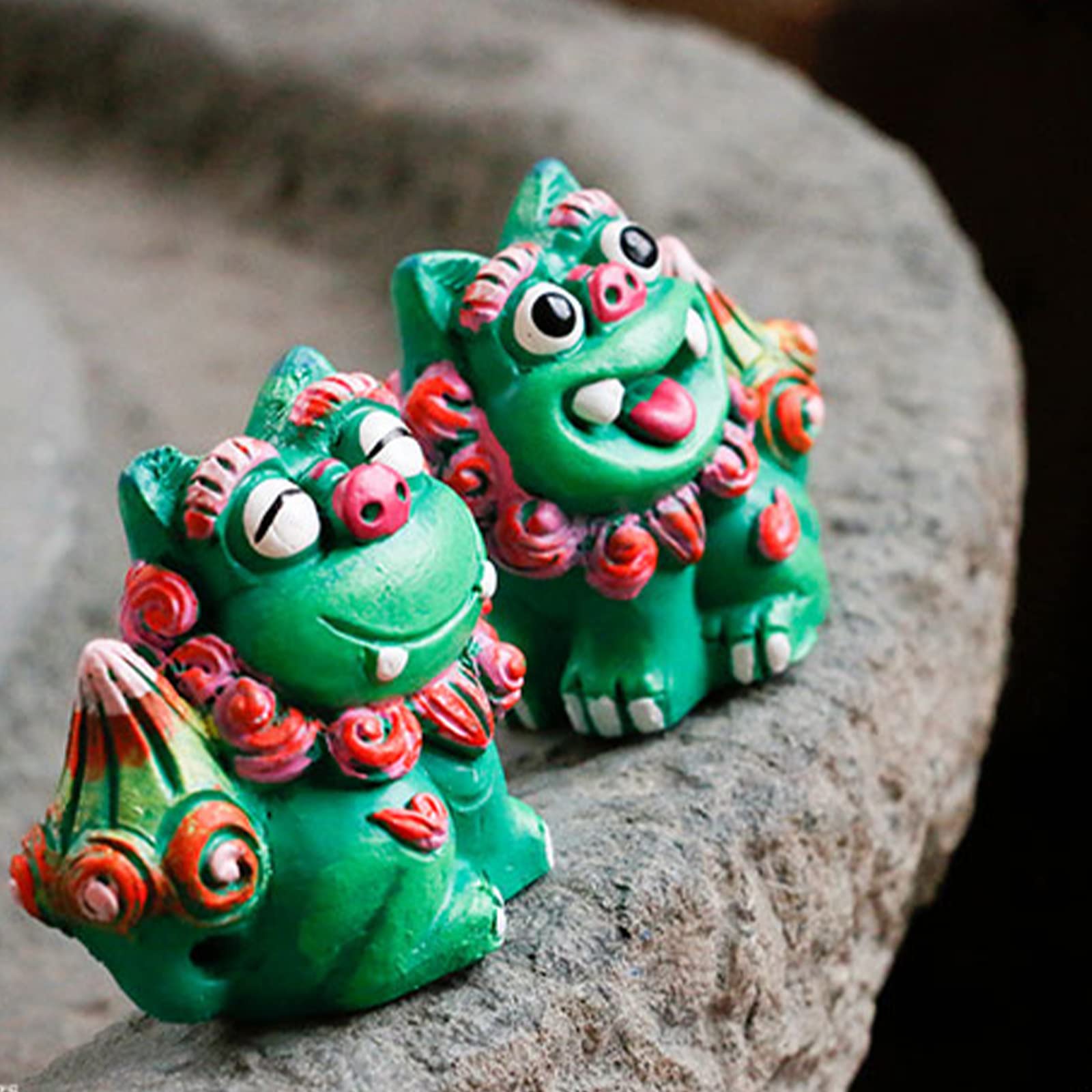 Amazon.co.jp: OBOROZUKI シーサー 置物 オブジェ インテリア 雑貨