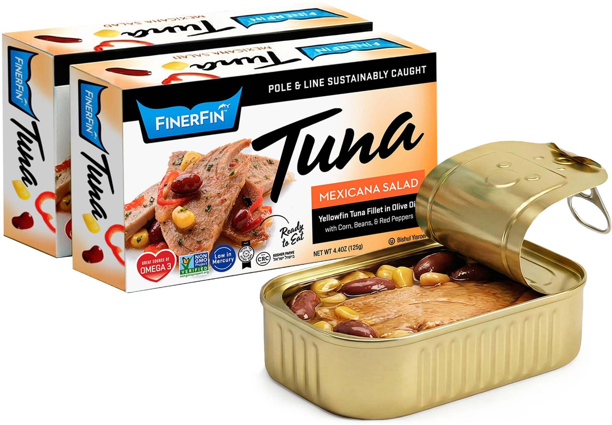 Amazon.com : FinerFin Yellowfin Tuna Fillets in Organic Olive Oil