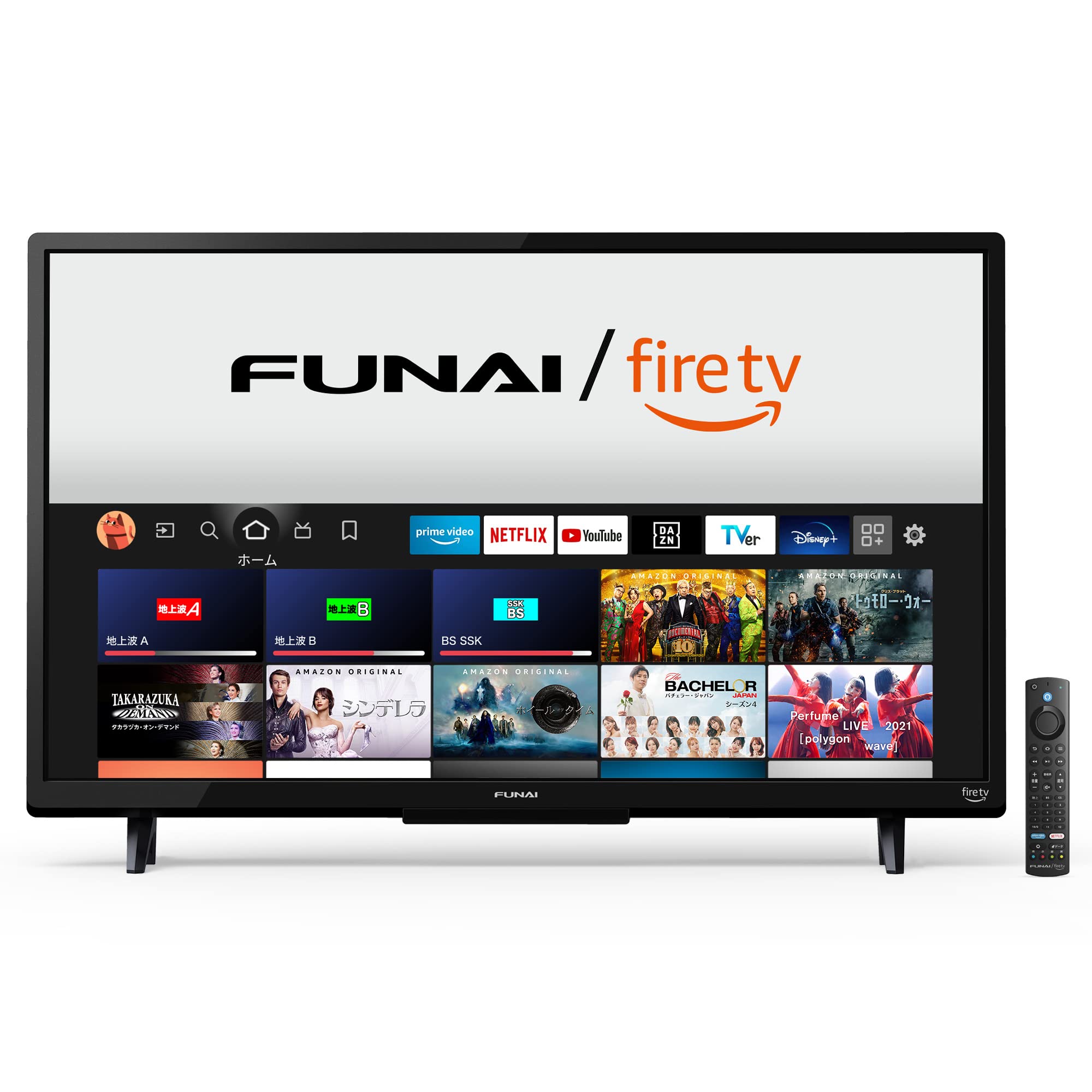 Amazon | フナイ FUNAI 32V型 液晶テレビ Fire TV 搭載 Alexa 対応