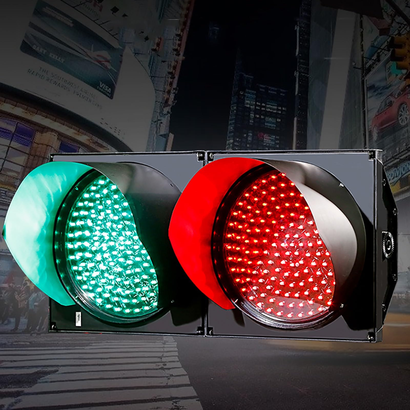 Amazon.co.jp: 信号機、赤/緑停止灯、交通信号機、PCハウジング防水