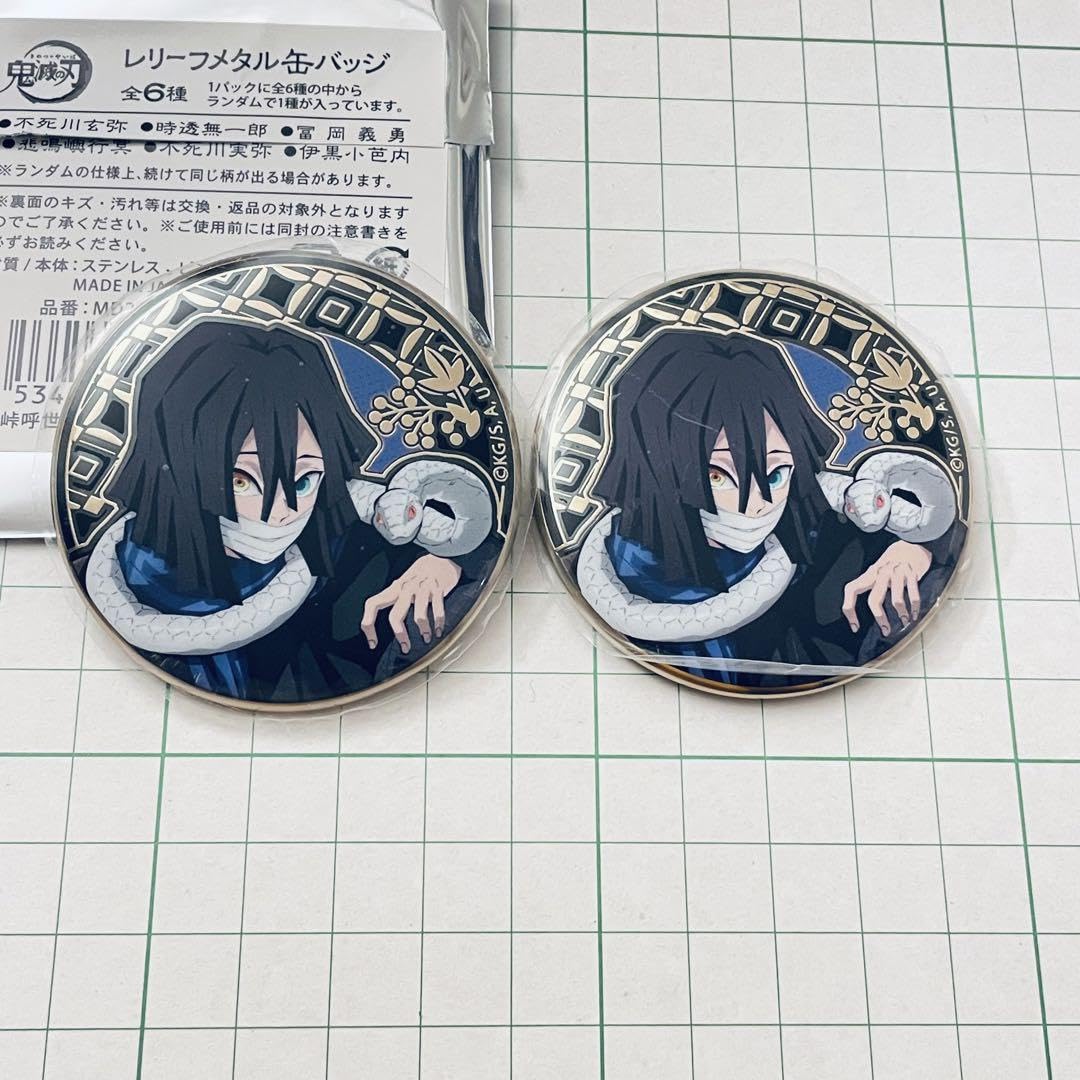 Amazon.co.jp: 伊黒小芭内 レリーフメタル缶バッジ F2023 鬼滅