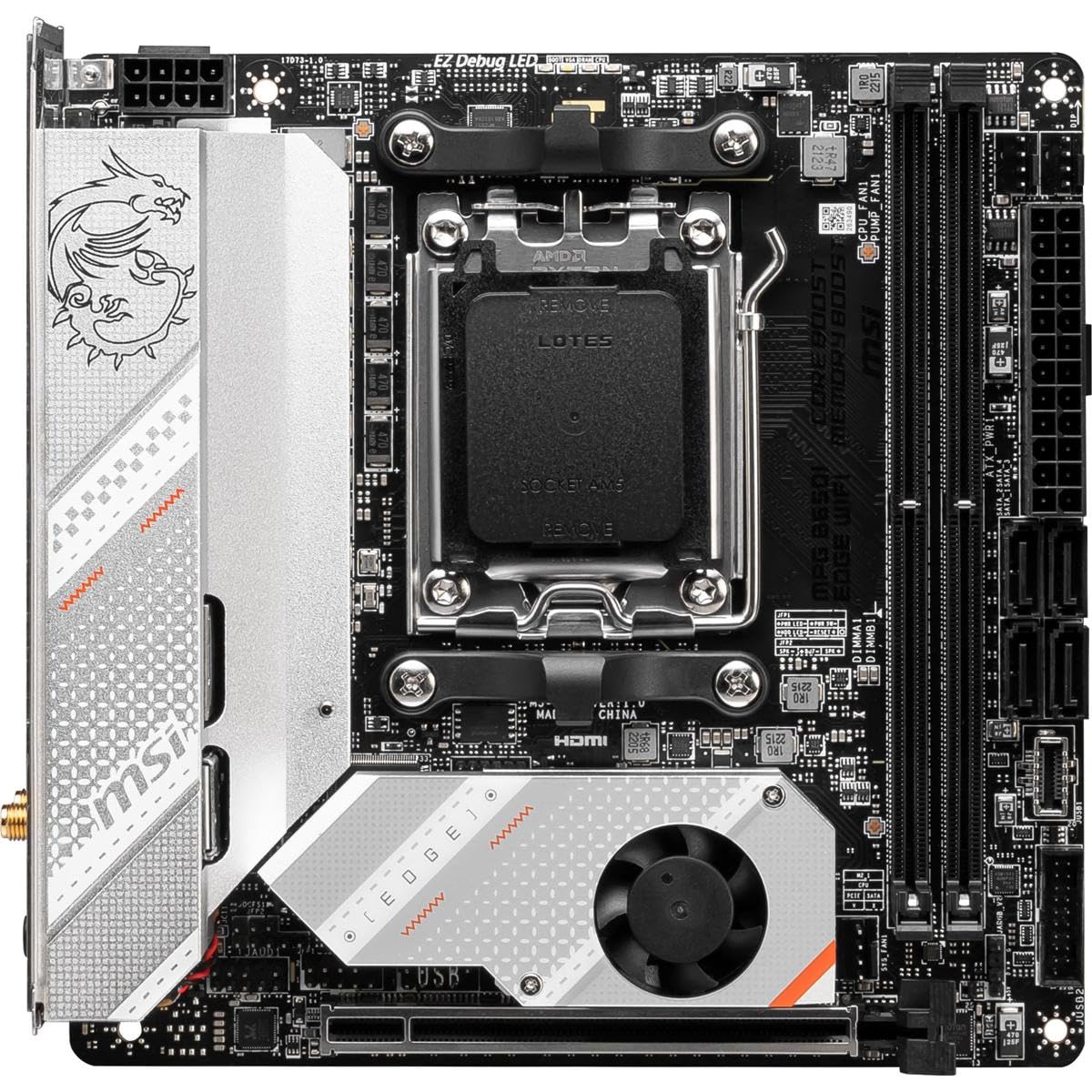 Amazon.com: MSI MPG B650I Edge WiFi Gaming Motherboard (AMD Ryzen