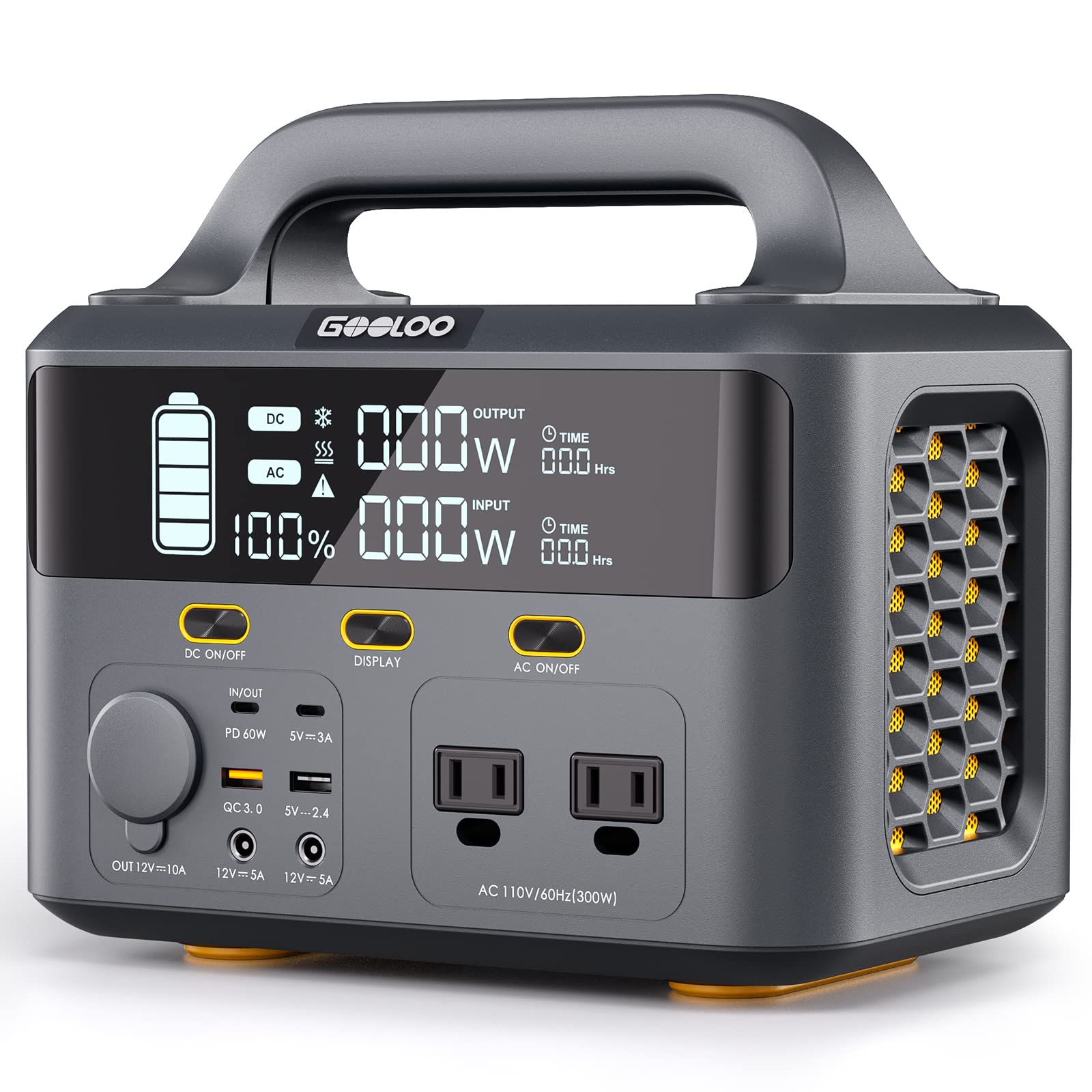 Amazon.co.jp: GOOLOO ポータブル電源 大容量 299Wh/83200mAh