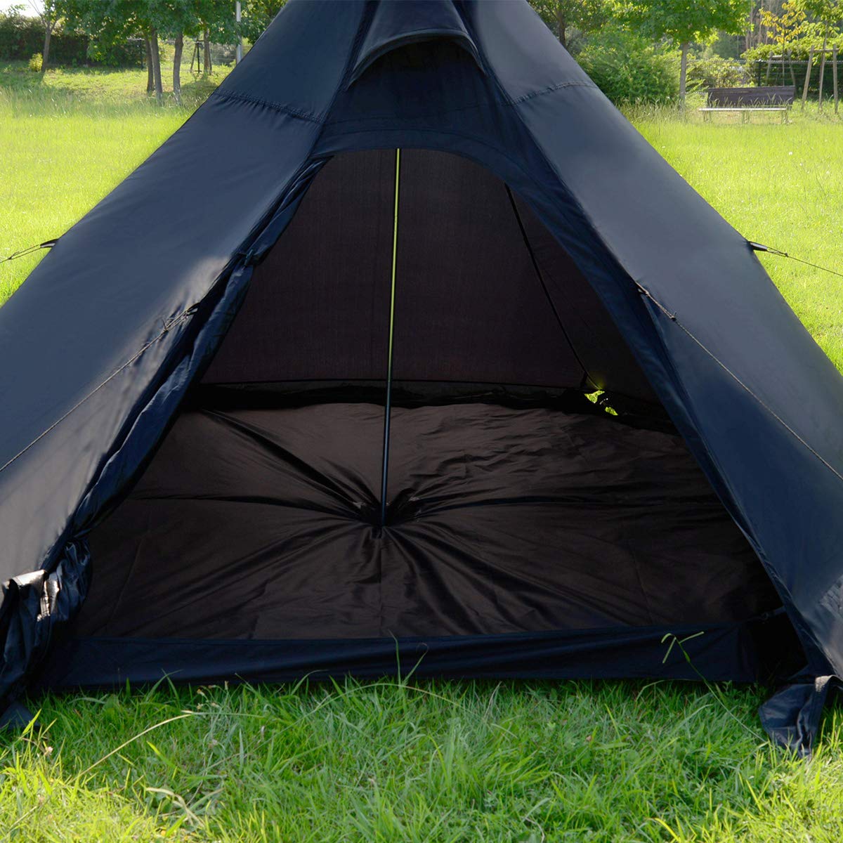 Amazon | Canadian East(カナディアンイースト) ワンポールテント 黒