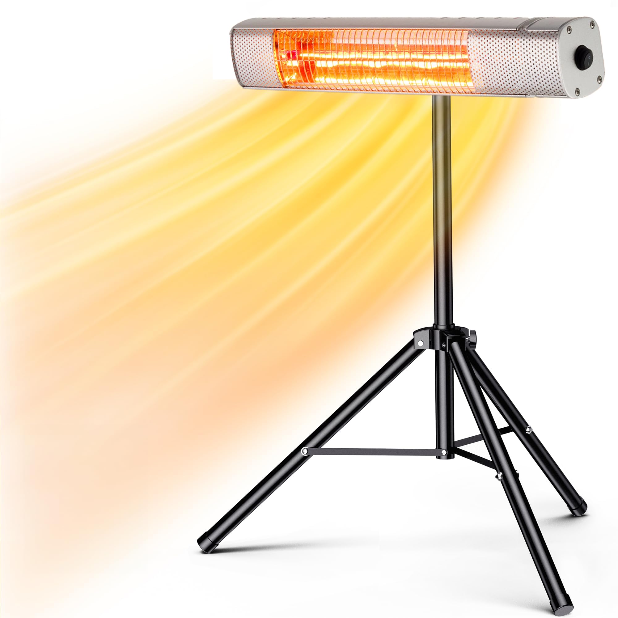 Amazon | 屋外 ハロゲン ヒーター 壁掛け式 パティオヒーター 自立型