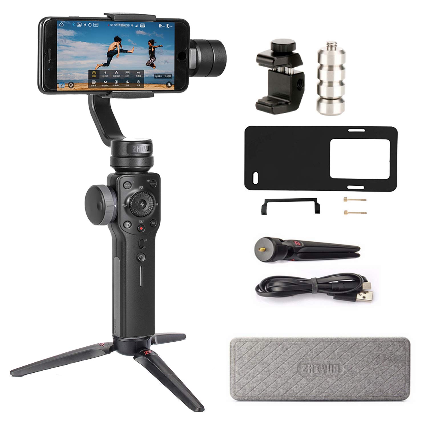 Amazon.co.jp: Zhiyun Smooth 4 3軸 スマートフォンジンバル