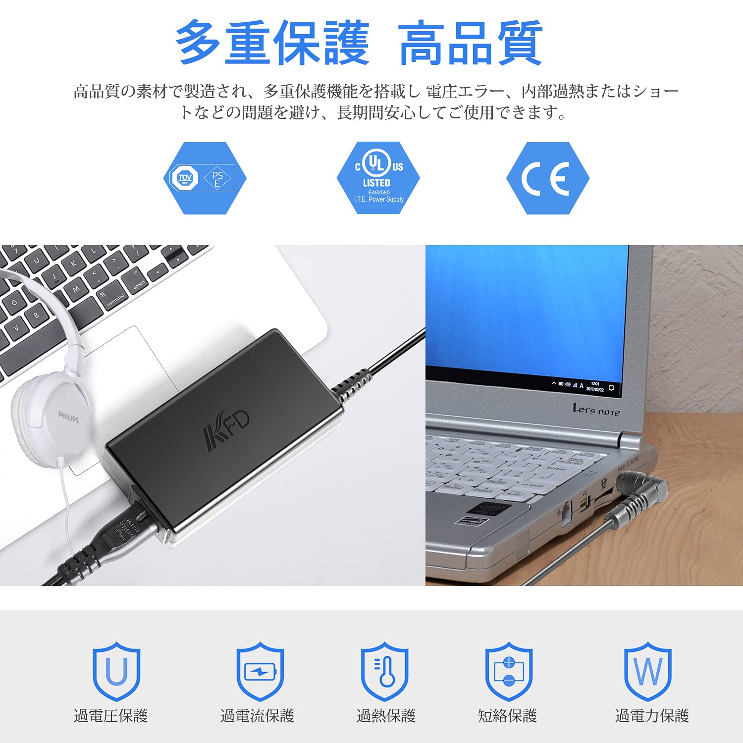 Amazon | KFD 【PSE認証付/交換用ACアダプター】パナソニック