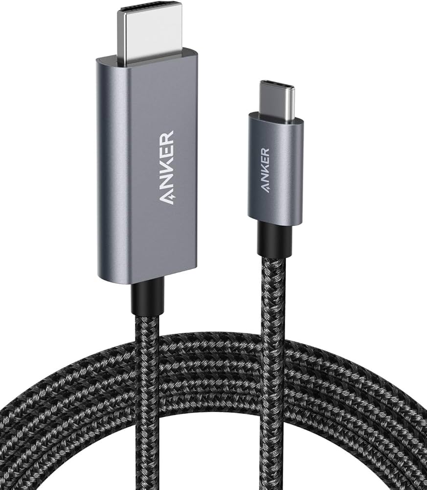 Amazon | Anker 高耐久ナイロン USB-C & HDMI ケーブル (1.8m ブラック