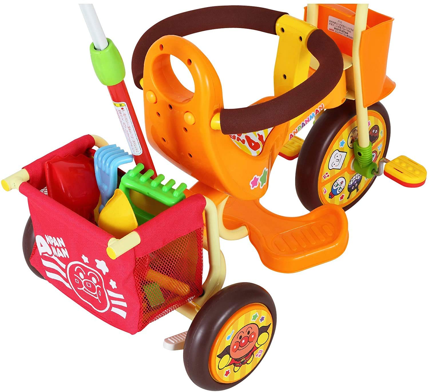 Amazon.co.jp: ジョイパレット おでかけ三輪車 わくわくアンパンマン