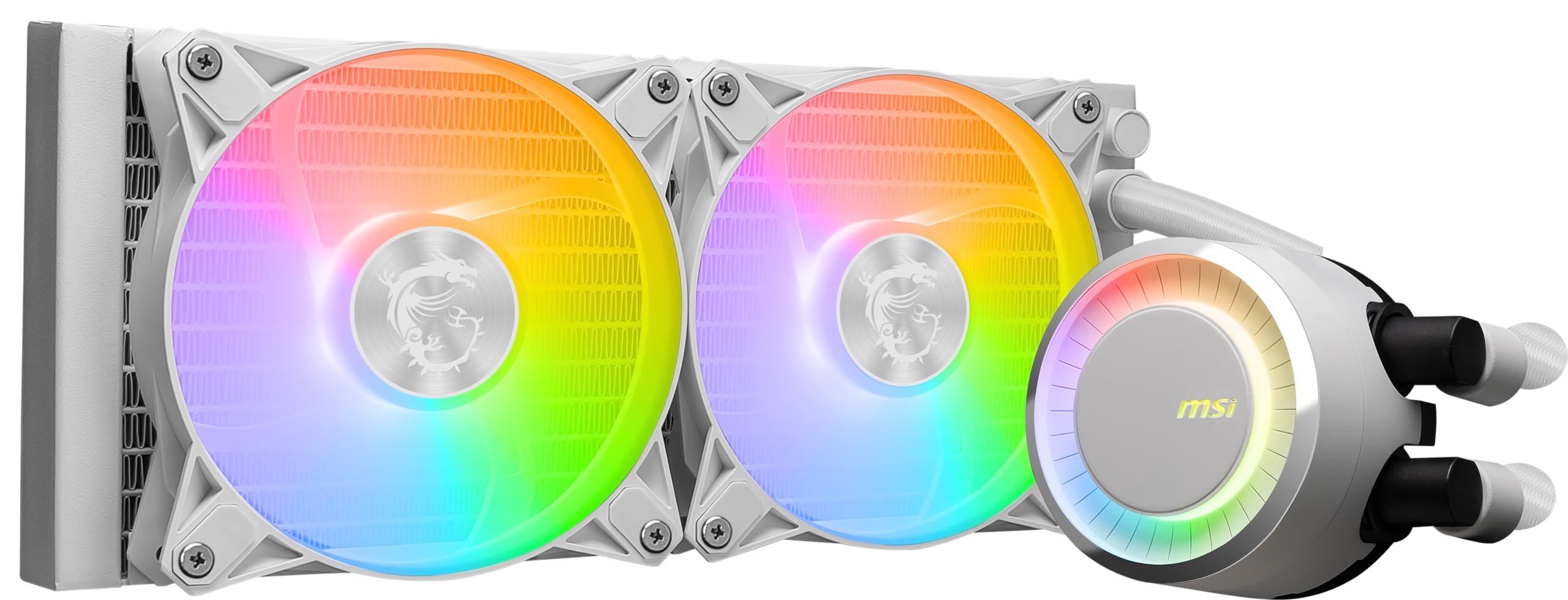 Amazon | MSI MAG CORELIQUID E240 WHITE 240mmラジエーター搭載 簡易