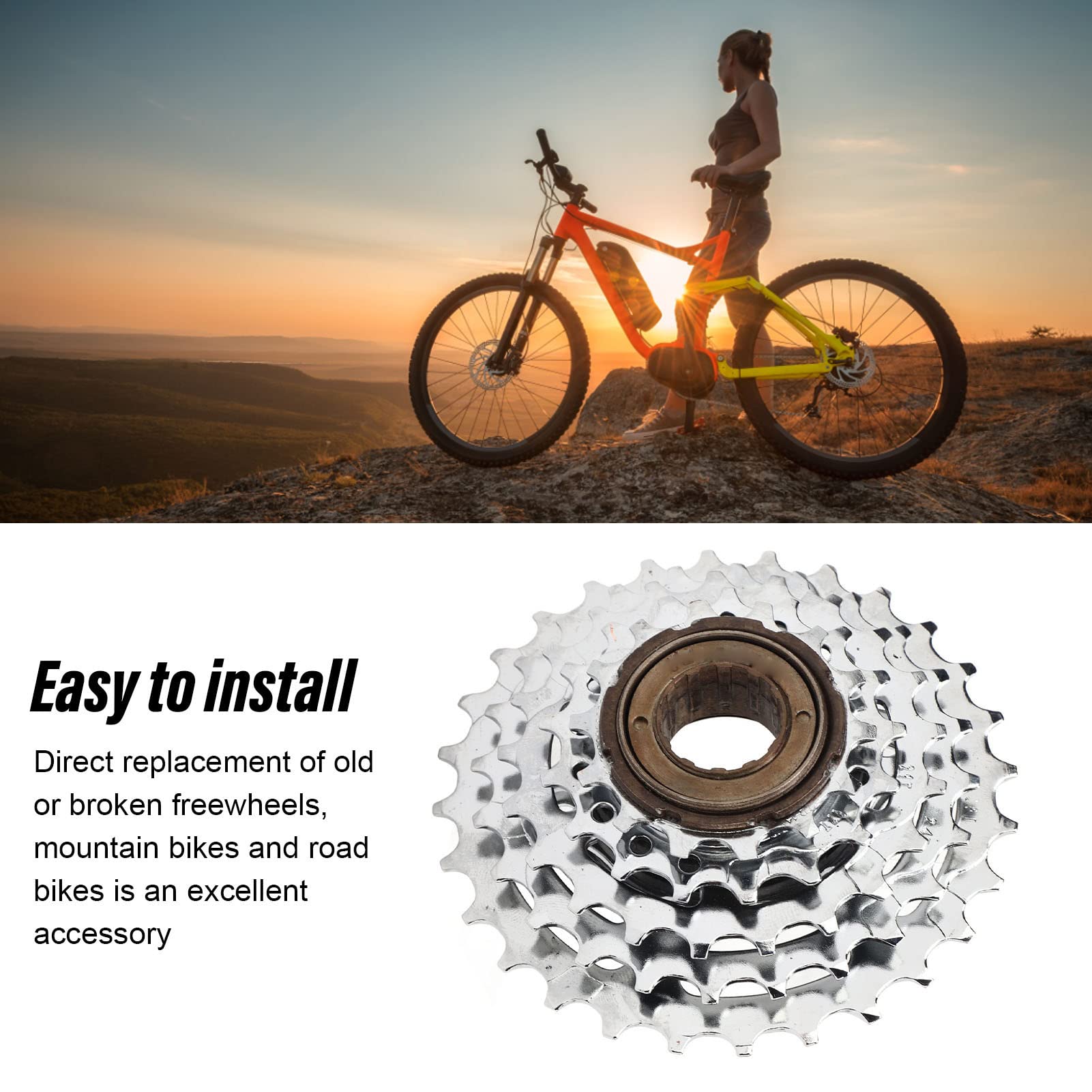 Amazon | 5 速マウンテン自転車フライホイール カセット バイク フリー