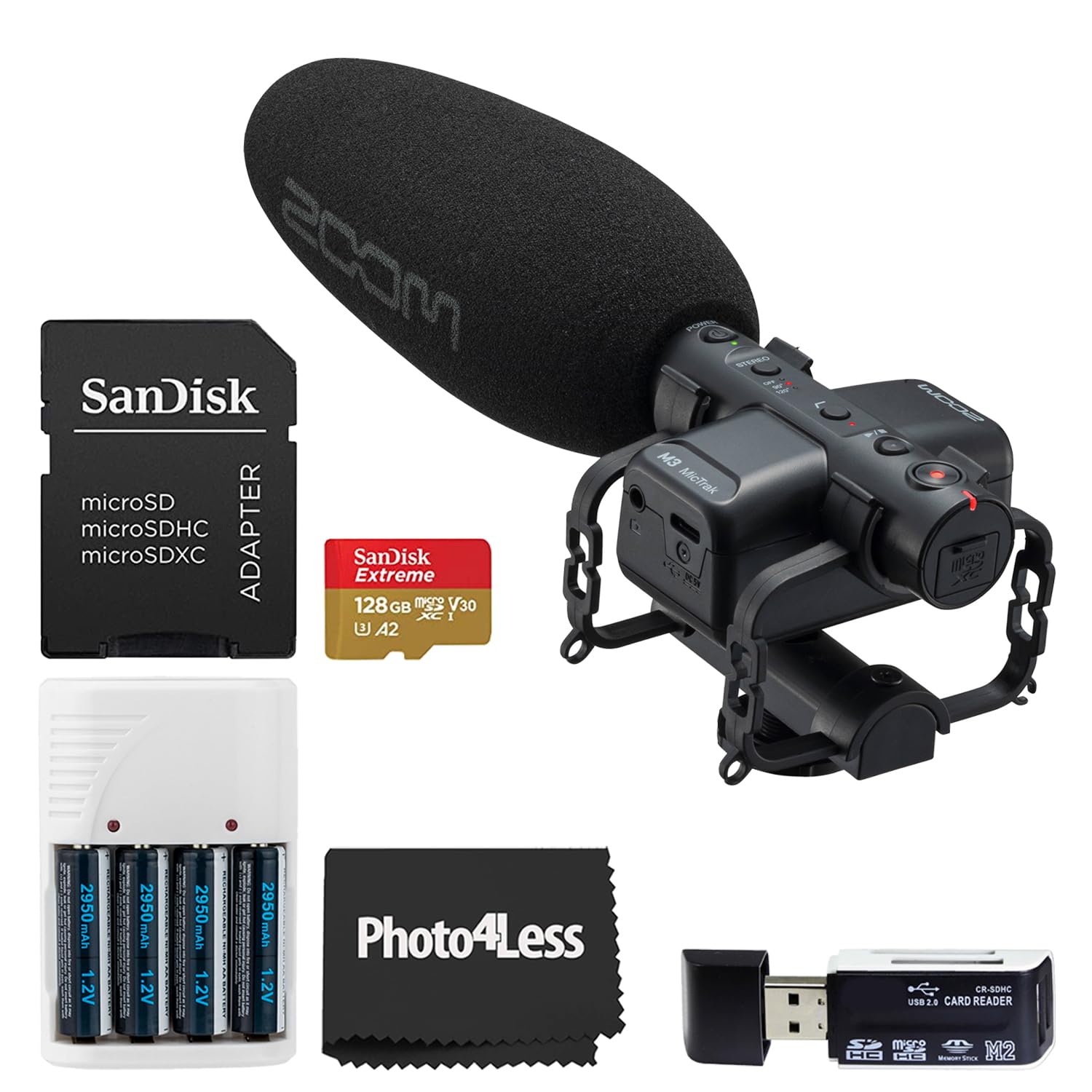 Amazon.com : Zoom M3 MicTrak Stereo Shotgun Microphone and