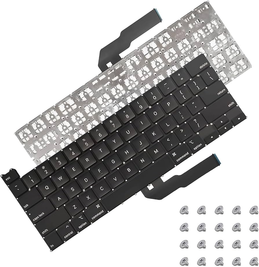 Amazon.com: US Keyboard with Flex Cable + Screw Kit Replacement