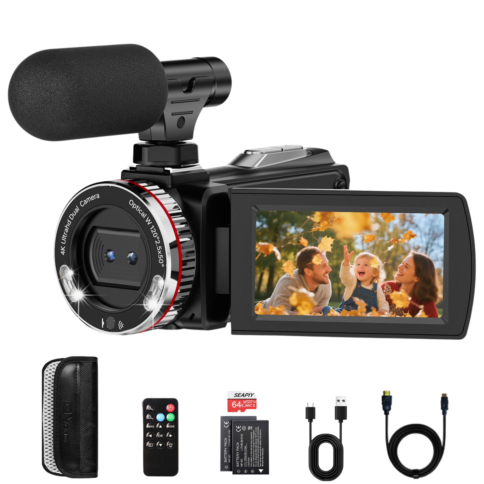 Amazon.com : ZIMOCE 4K 60FPS Video Camera Camcorder with HDMI
