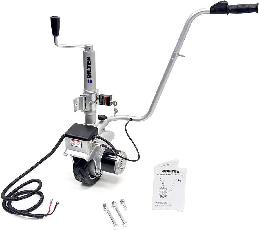 Amazon | Biltek トレーラー移動機 350W 12V 電動トレーラージャック