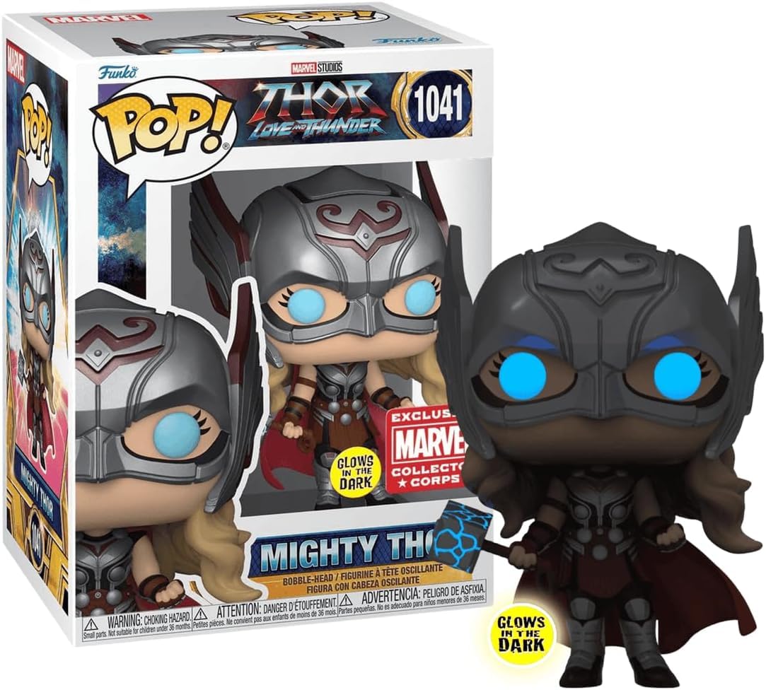 Amazon.com: Funko Pop! #1041 Thor Love and Thunder Mighty Thor