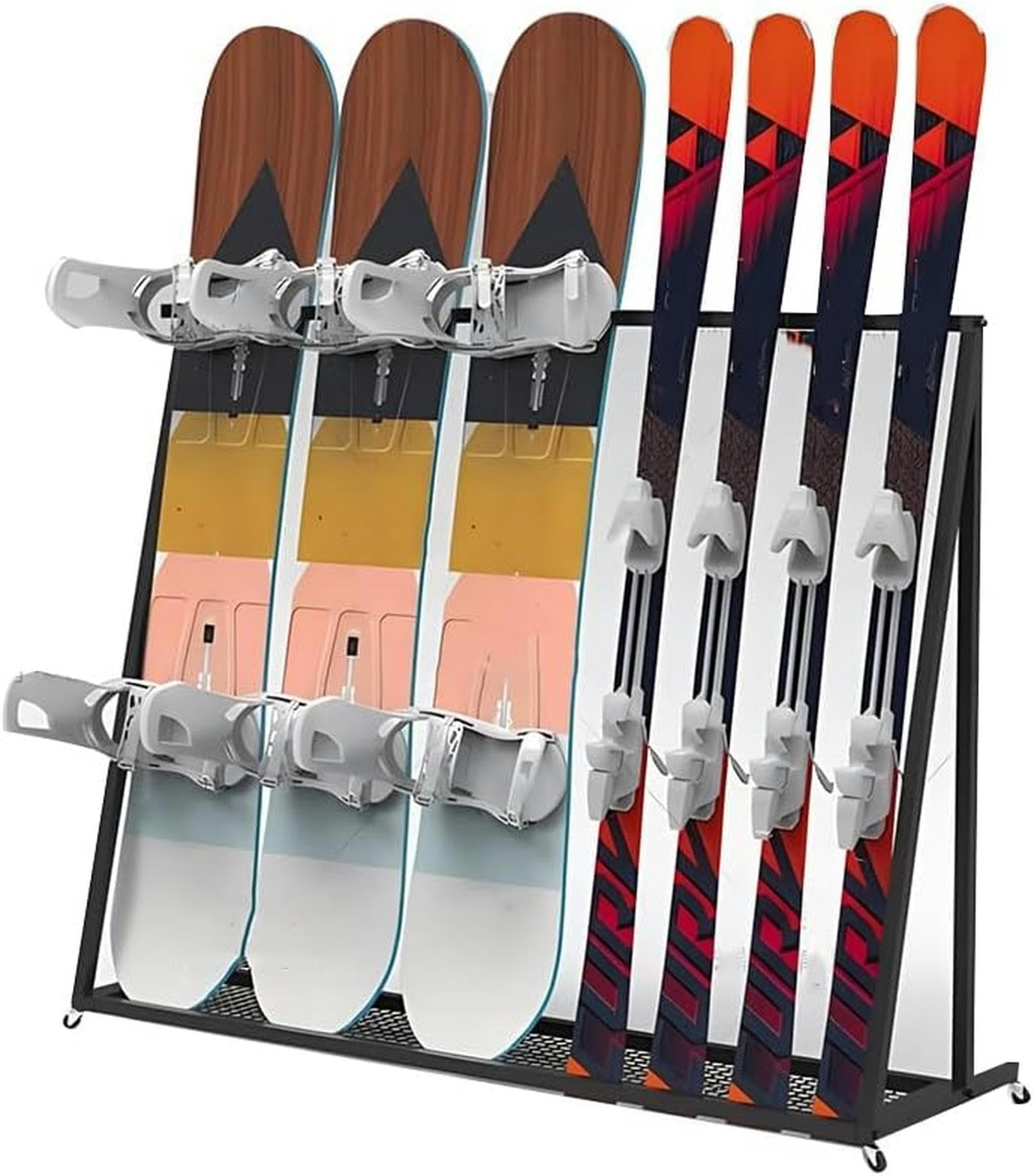 スノーボードディスプレイスタンドラック2本用カラーウィールナット