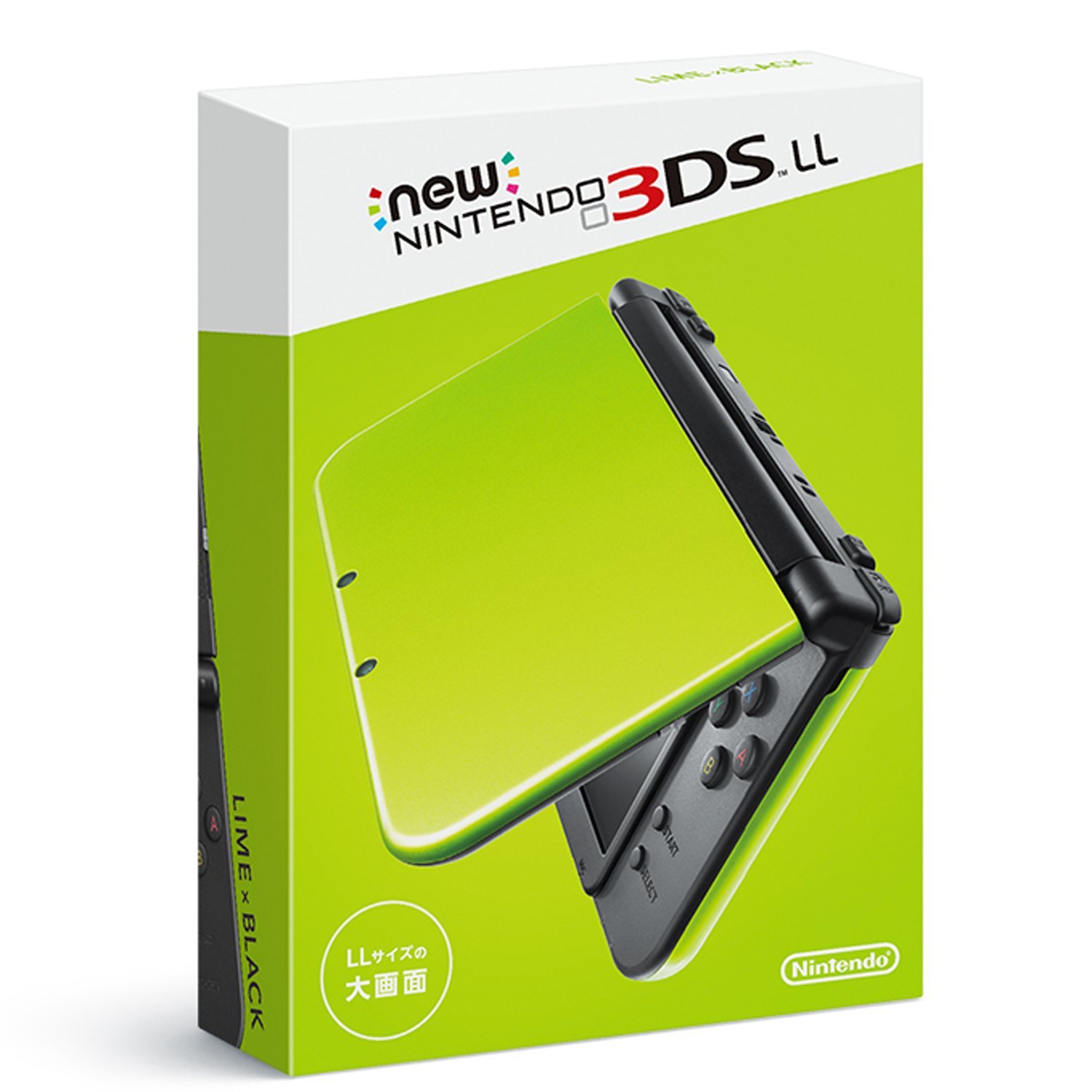 Amazon | Newニンテンドー3DS LL ライム×ブラック | ゲーム機本体