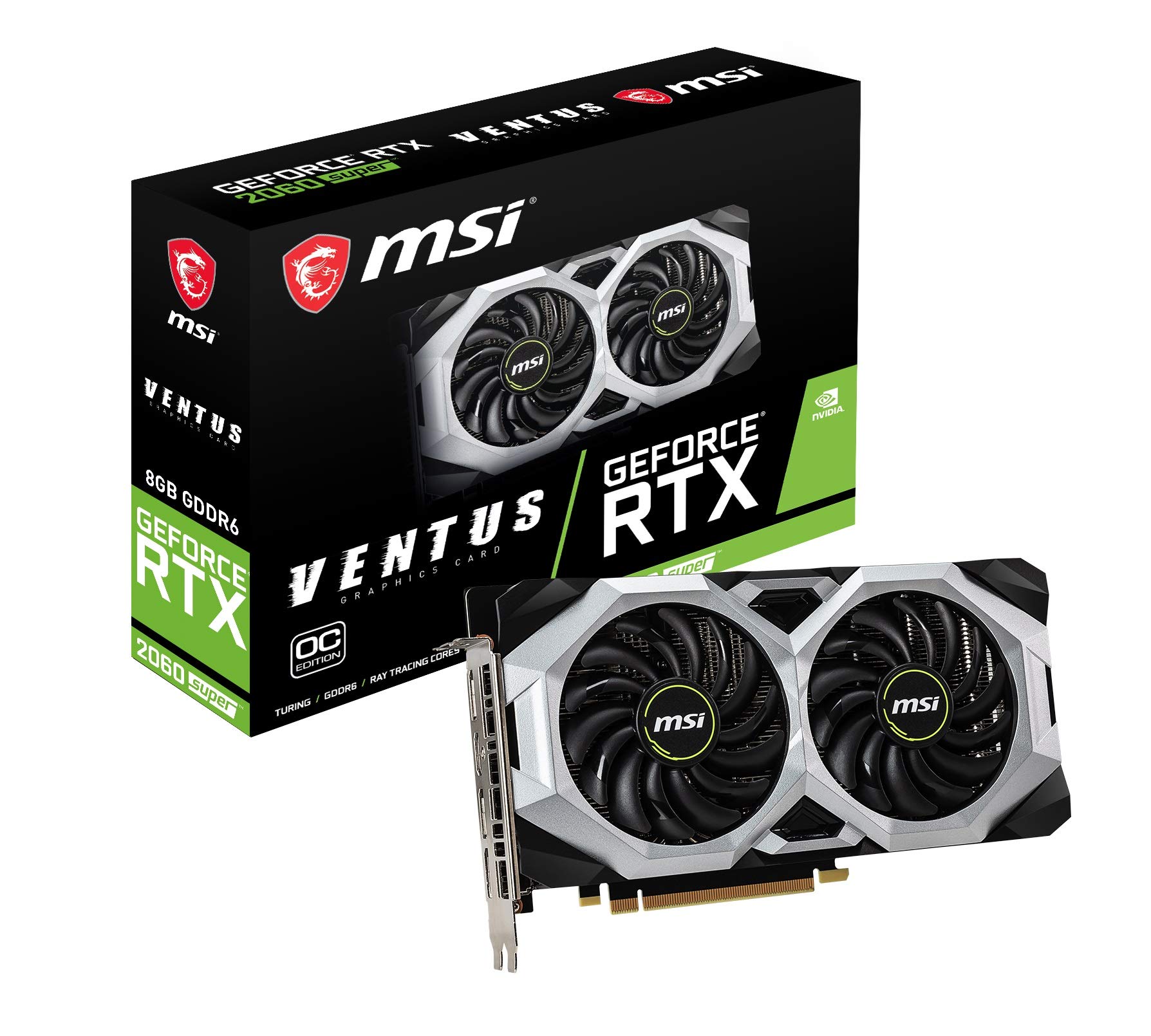 Amazon | MSI GeForce RTX 2060 SUPER VENTUS OC グラフィックスボード