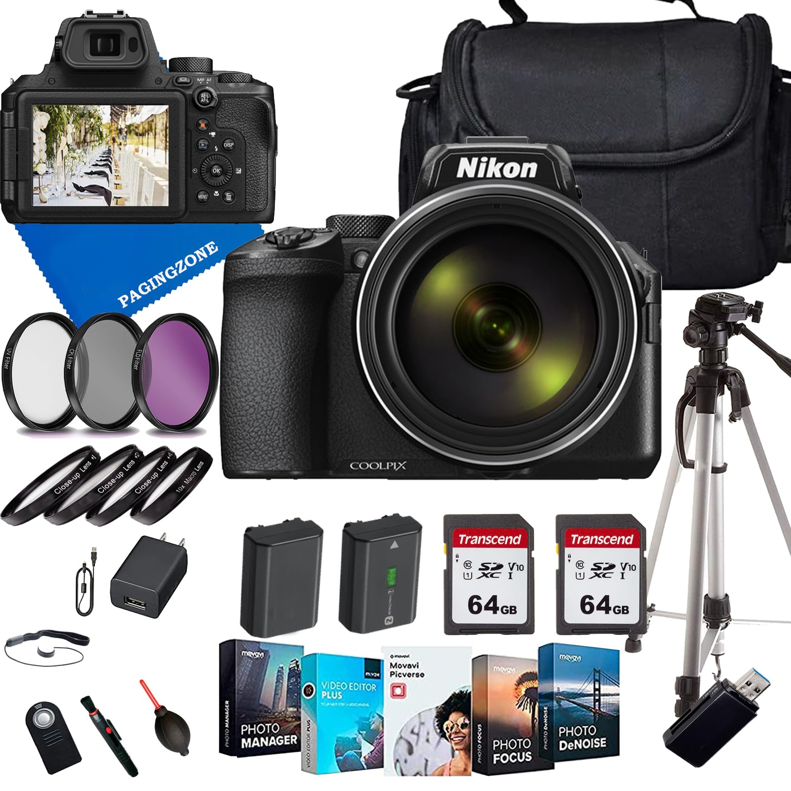 Amazon.com : Nikon COOLPIX P950 Digital Camera+Case+Tripod+Extra