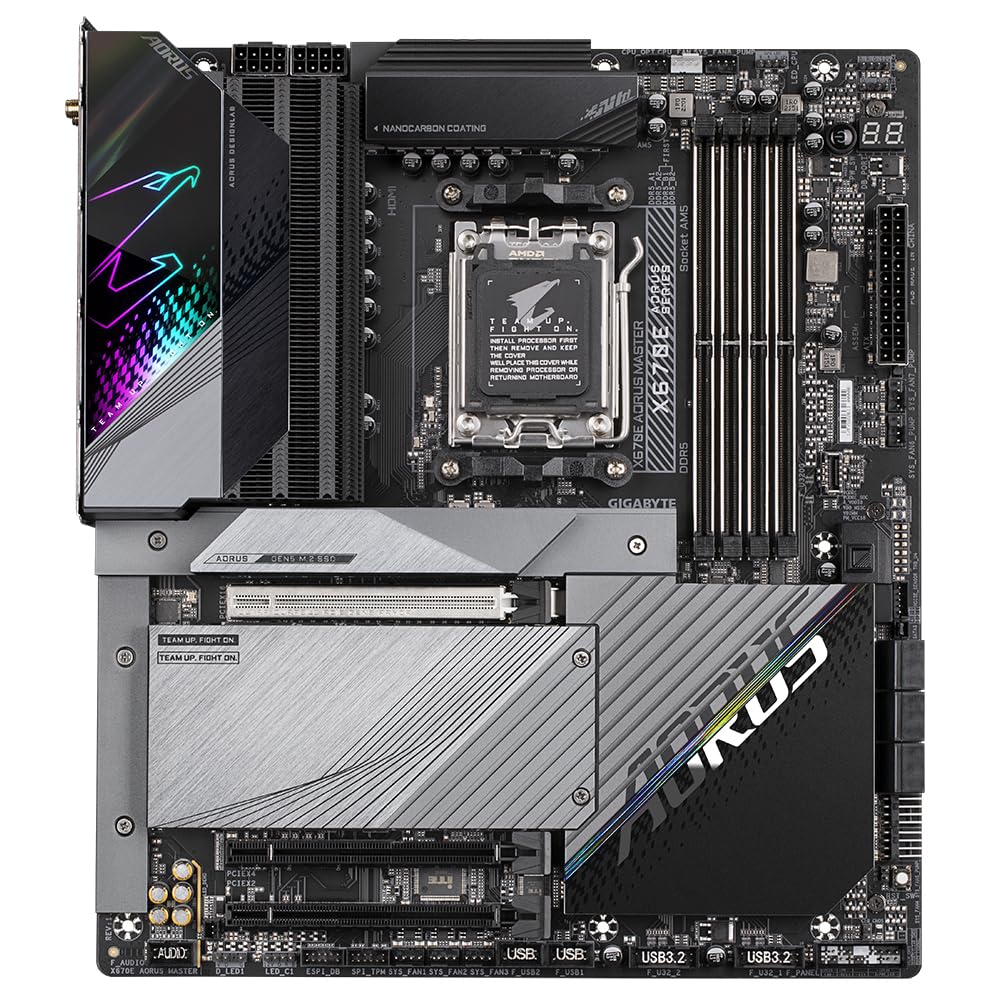 Amazon | GIGABYTE X670E AORUS Master AMD AM5 ATX マザーボード 4X