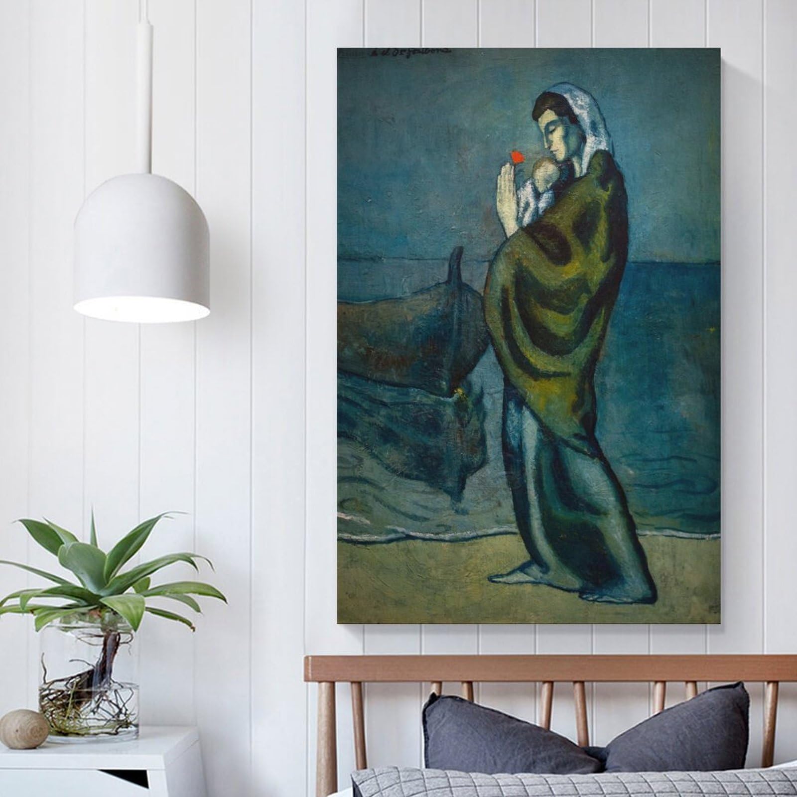 Amazon.co.jp: パブロ・ピカソ Pablo Picasso 《母子像》絵画 アート