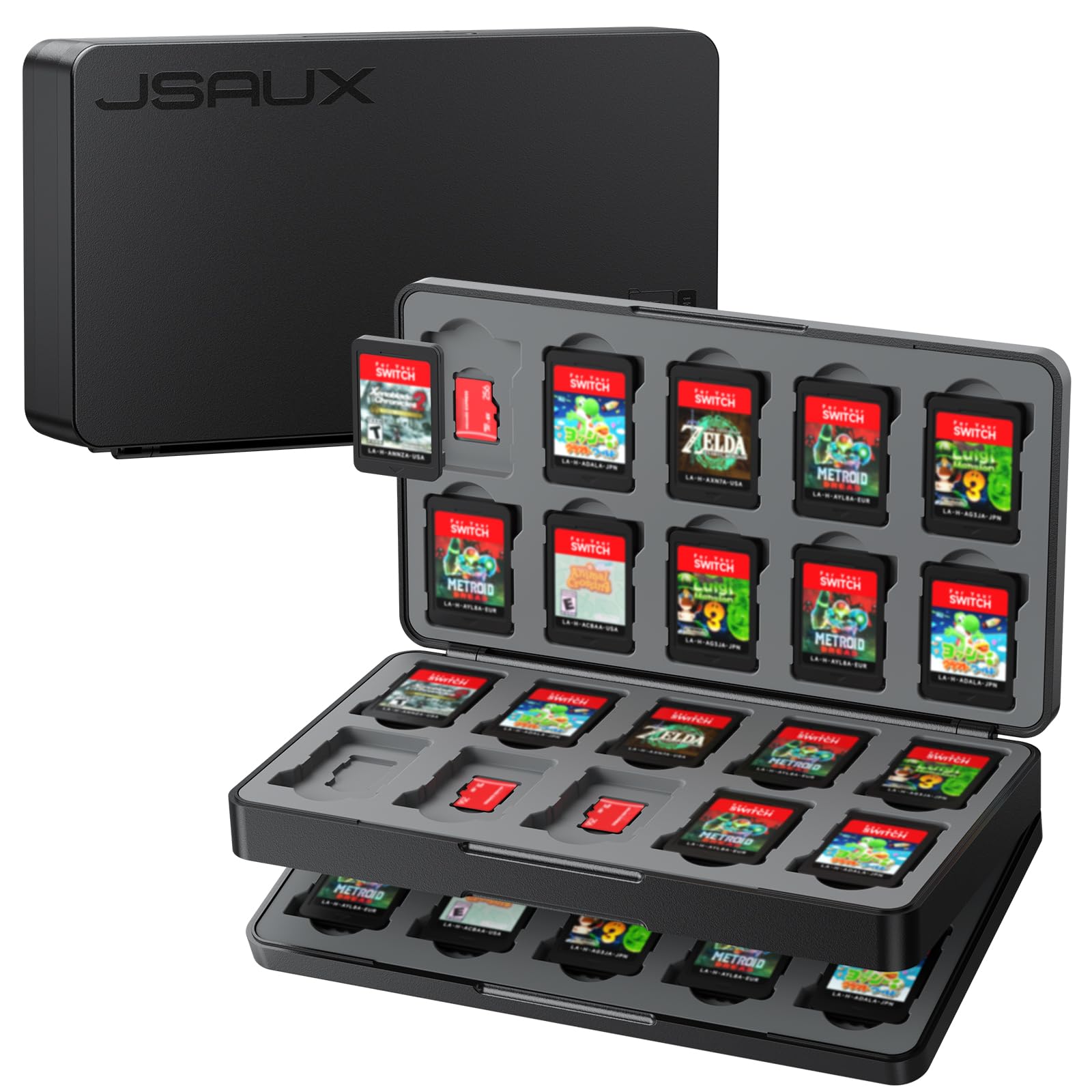 Amazon.co.jp: 【Switch 2対応】 JSAUX ゲームカードケース｜ゲーム