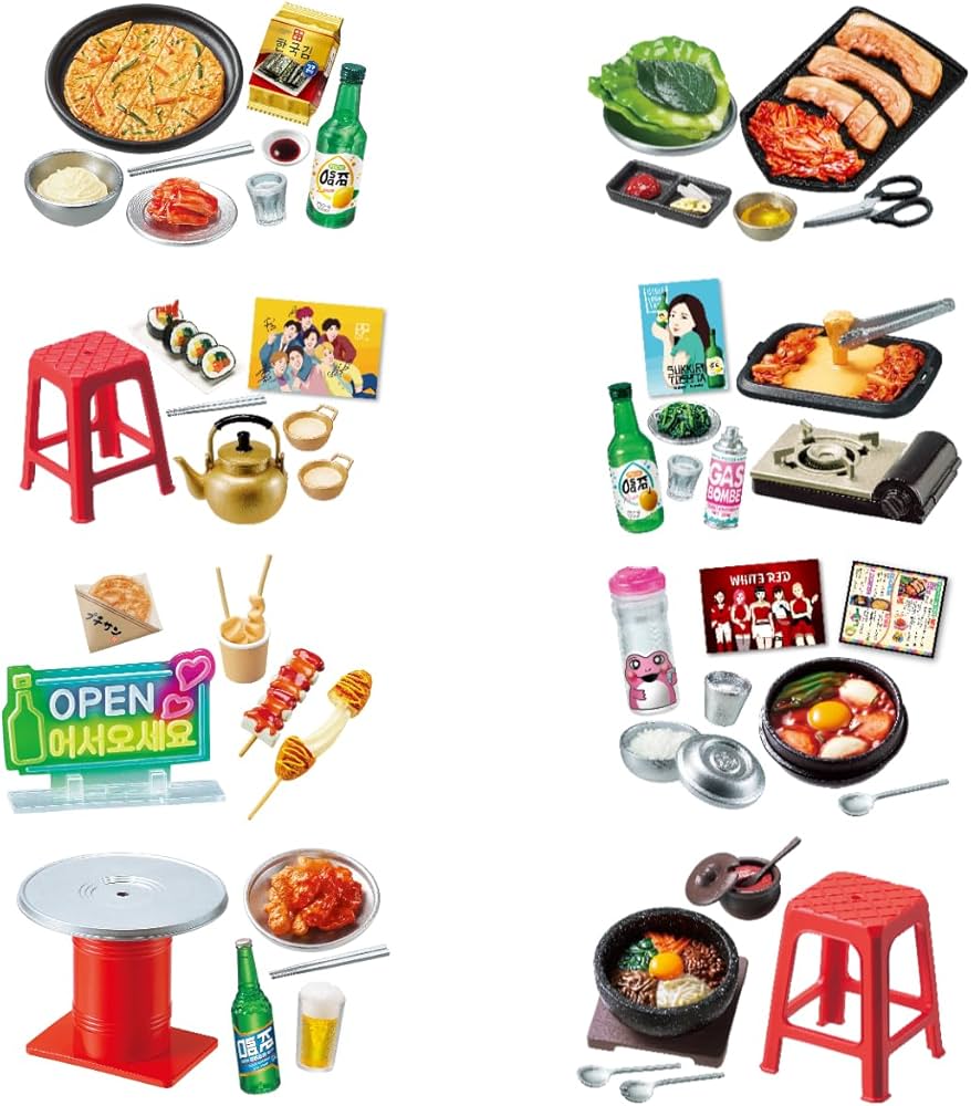 Amazon.co.jp: リーメント ぷちサンプル ネオンとロマンス 韓国屋台の