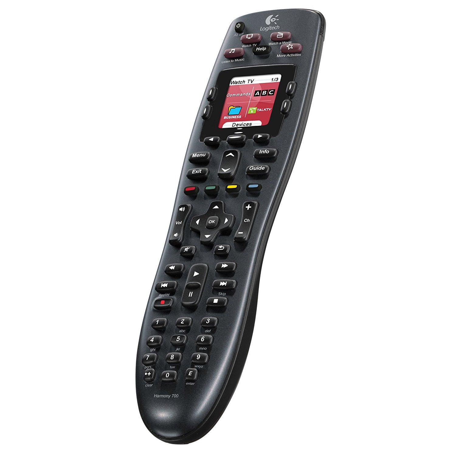 Amazon.com: Logitech Harmony 700 Rechargeable Remote with Color