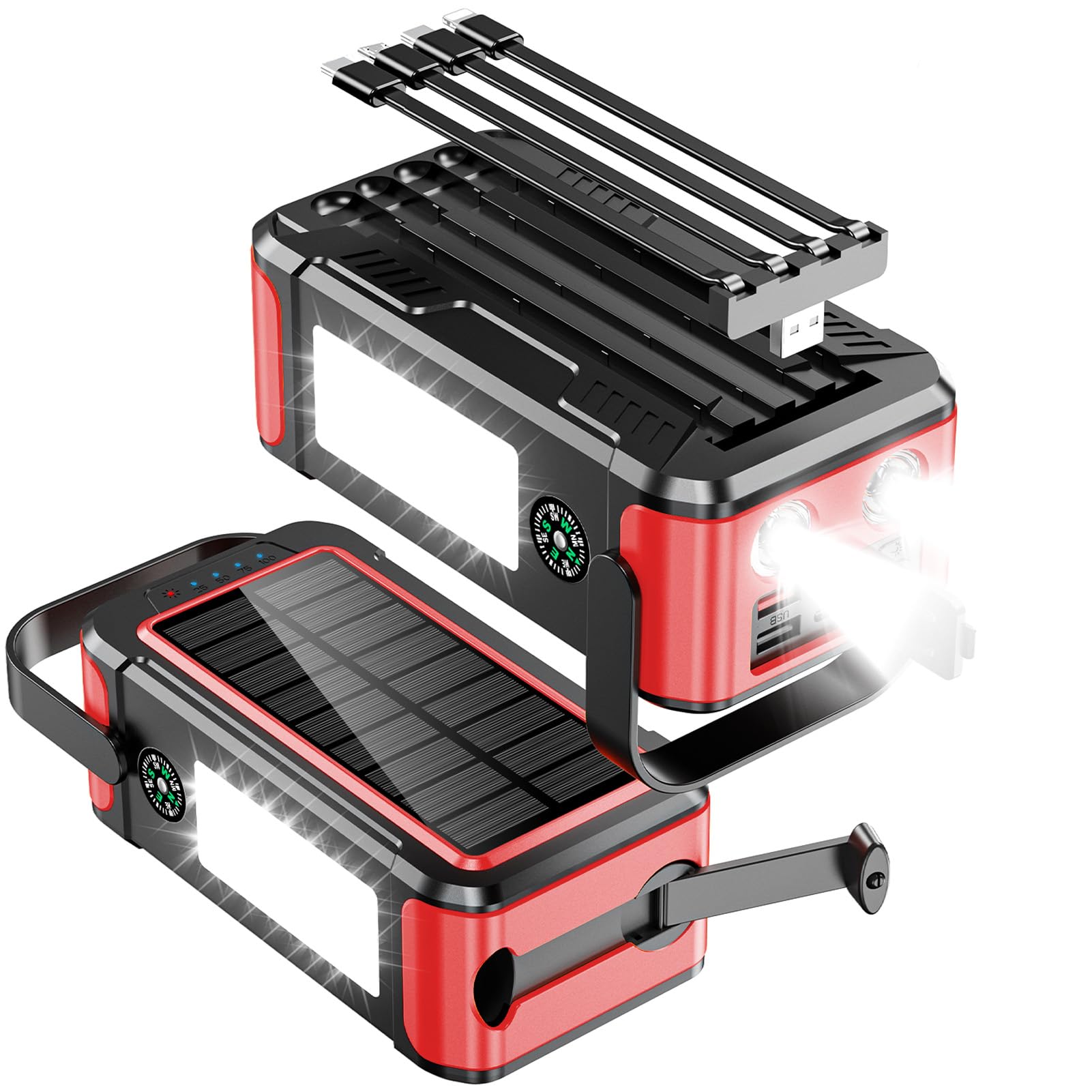 Amazon | 【新登場PSE認証済み80000mAh大容量&手回し充電】22.5W/PD18W