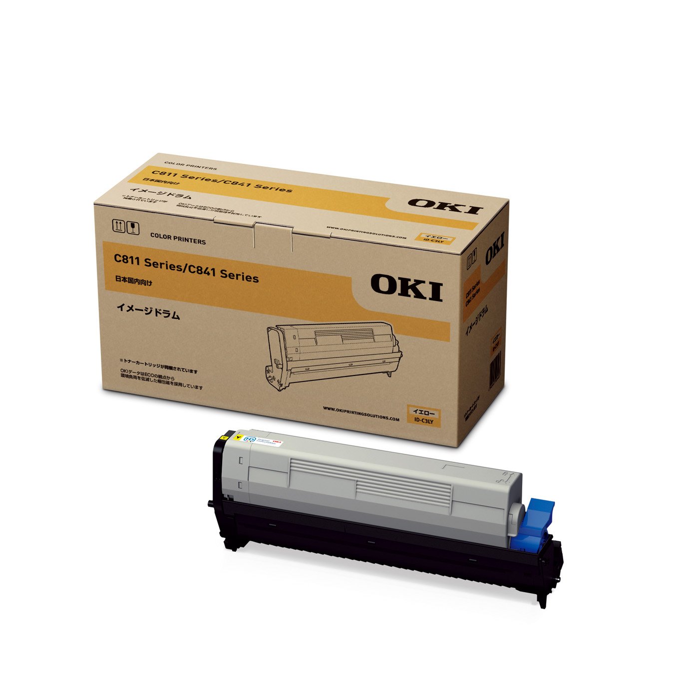 Amazon | OKI イメージドラム イエロー (C841dn/C811dn/C811dn-T) ID
