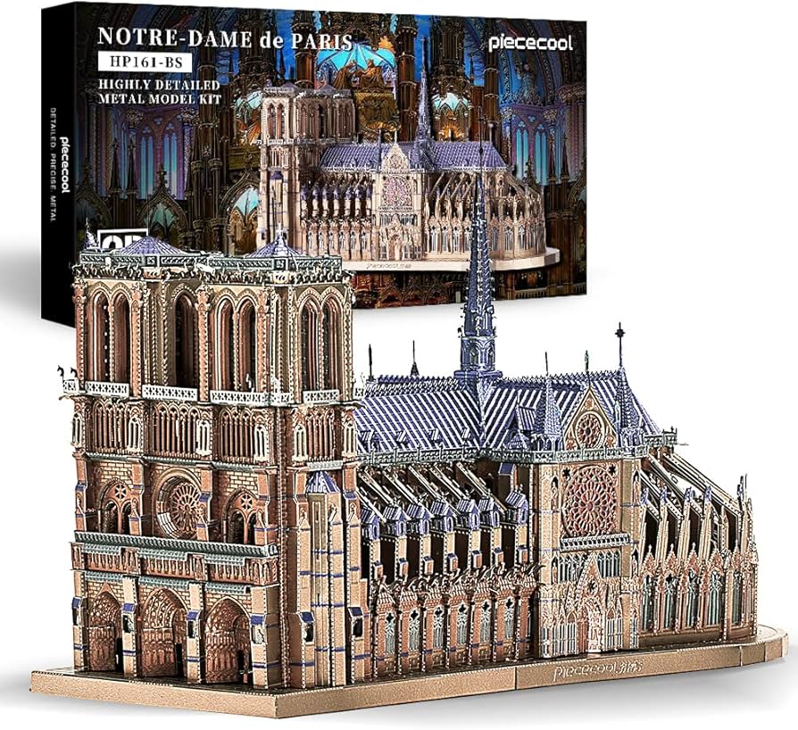 Amazon | Piececool (ピースクール) 立体パズル ノートルダム大聖堂