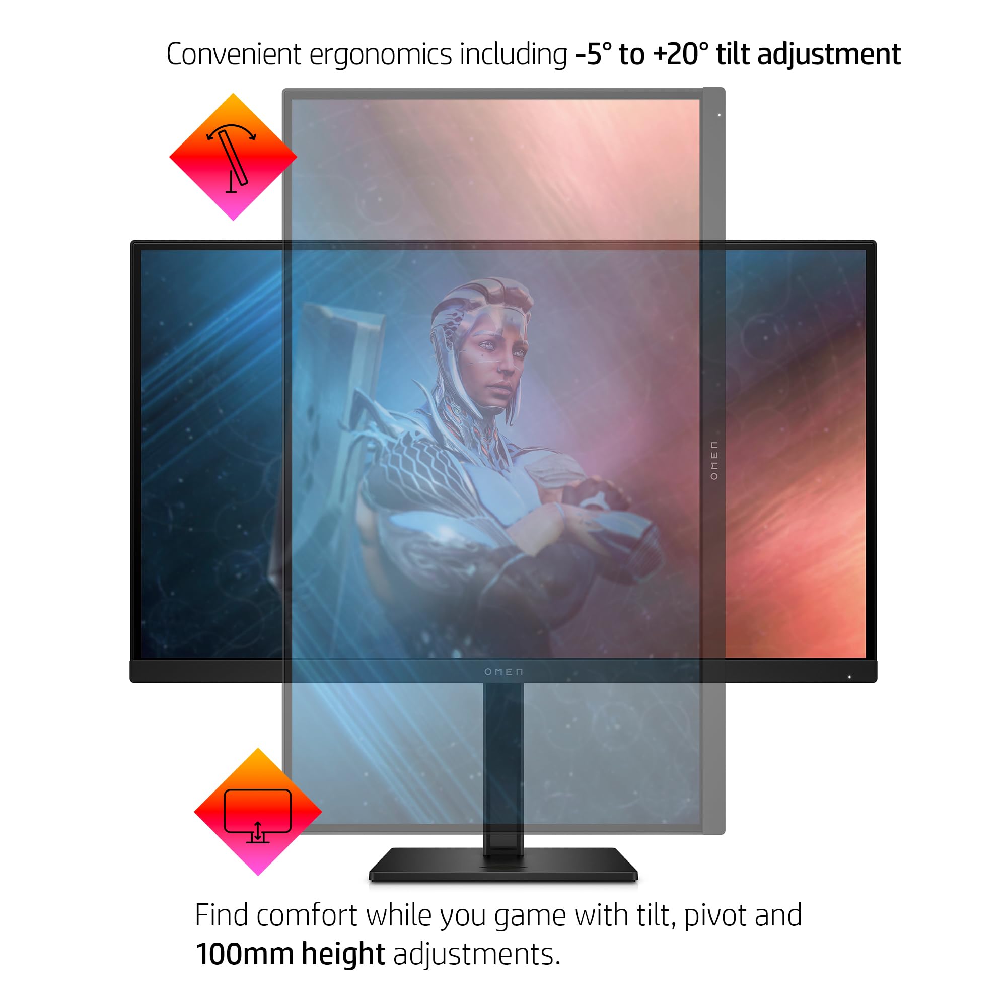 Amazon.com: HP: OMEN 27 inch FHD 165Hz Gaming Monitor – OMEN 27