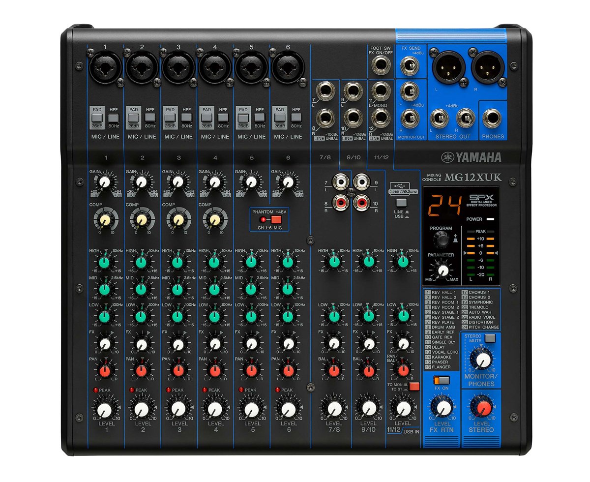 Amazon | YAMAHA (ヤマハ) アナログミキサー MG12XUK アナログミキサー