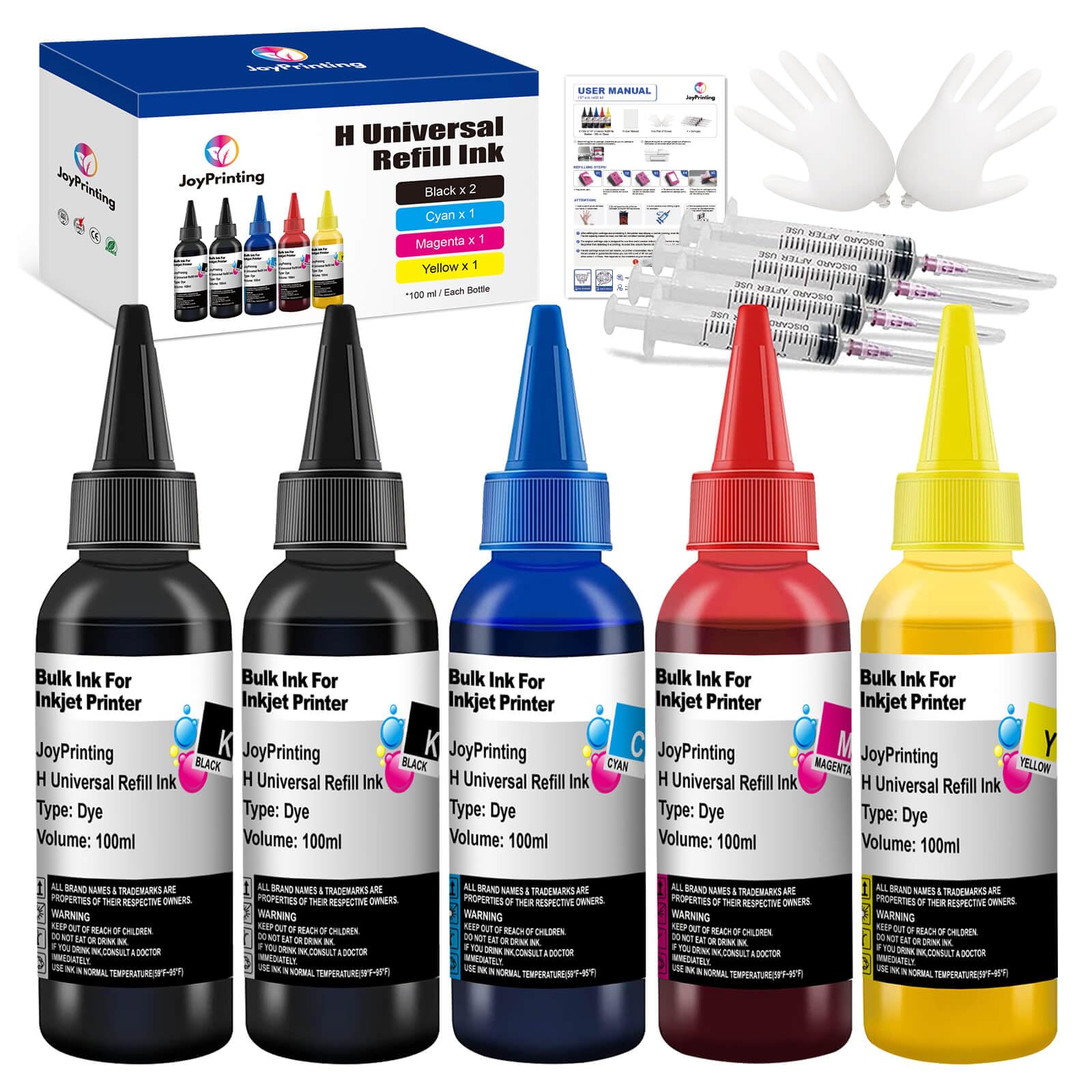 Amazon.co.jp: JoyPrinting (ジョイプリンティング) インク詰め替え