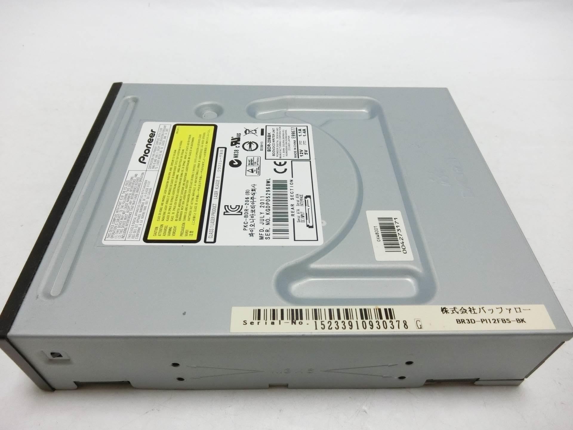 Amazon.co.jp: パイオニア SATA内蔵12倍速 BD/DVDライター ブラック