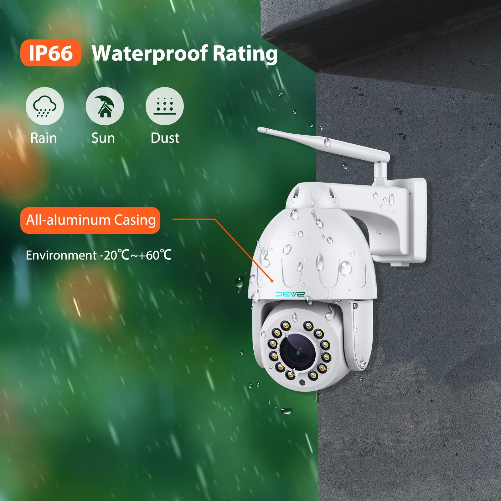 Amazon.com : SV3C PTZ WiFi Camera Security Outdoor, 15X Optical