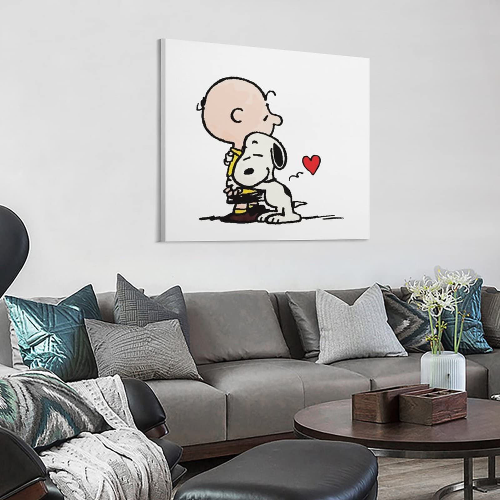Amazon.co.jp: ポスター アートパネル スヌーピー チャーリーブラウン