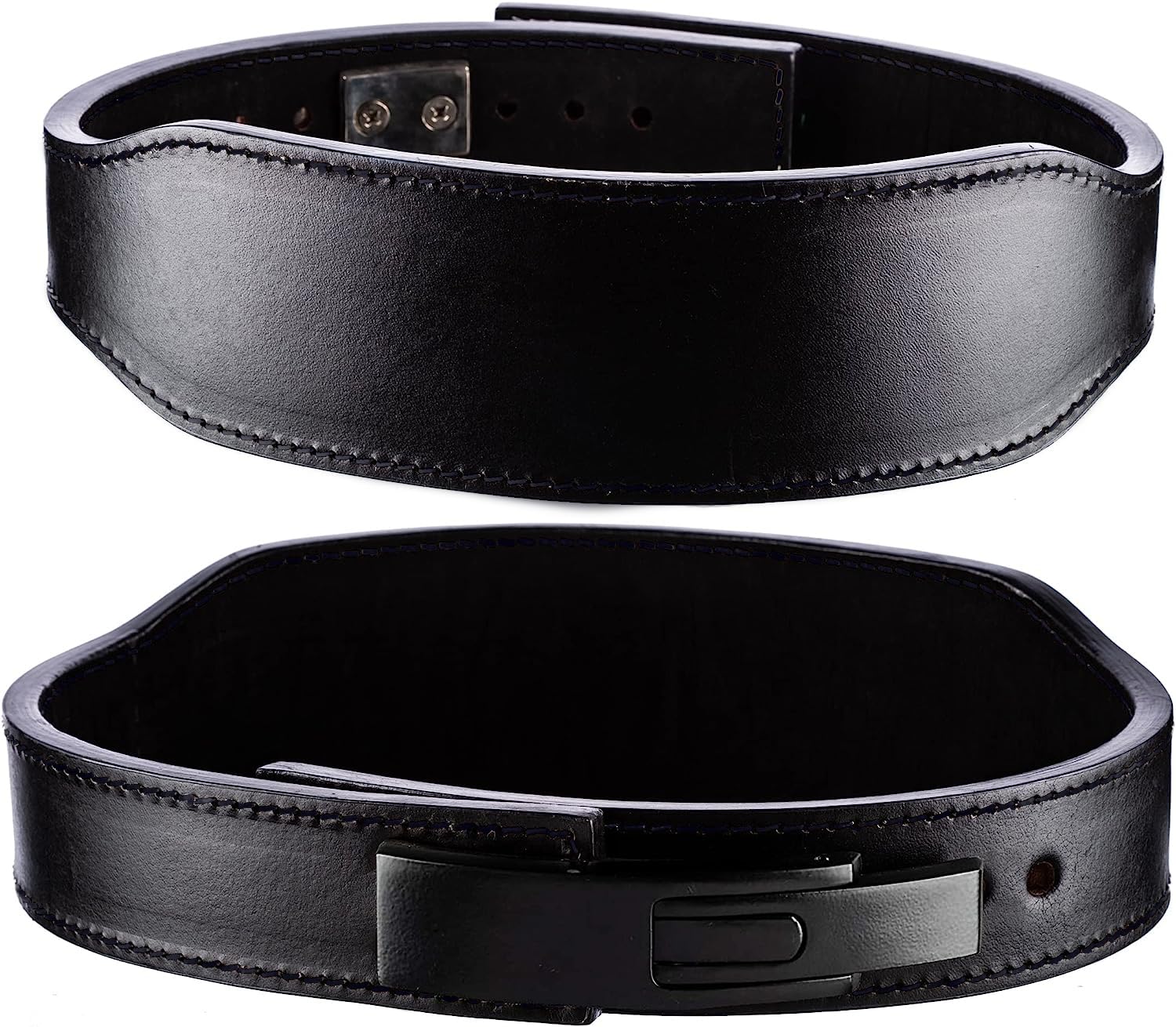 ブラック 上質 新品 レバーアクションベルト トレーニング 筋トレ SBD