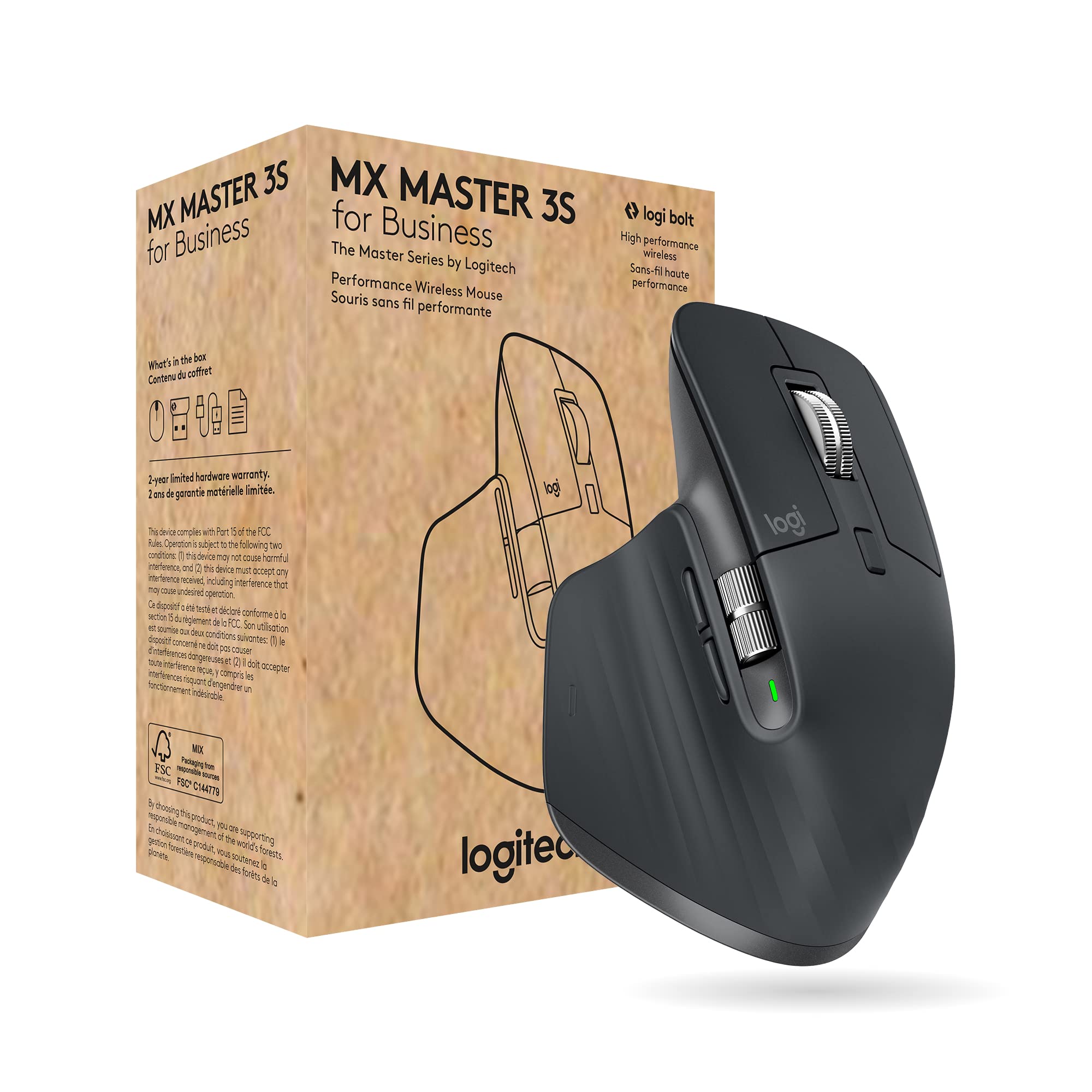 Amazon.com: Logitech MX Master 3S for Business, Wireless Mouse