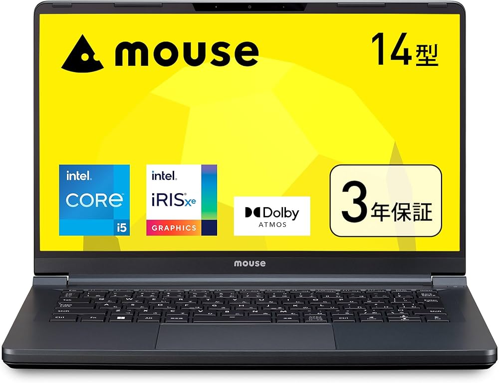 Amazon | mouse 【3年保証】 14インチ ノートパソコン F4 (Windows 11