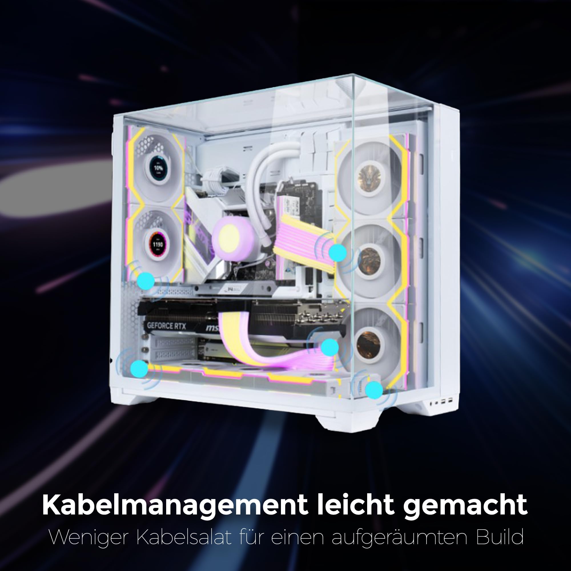 Amazon.co.jp: LIANLI 120mm ARGBケースファン リバースモデル UNI FAN