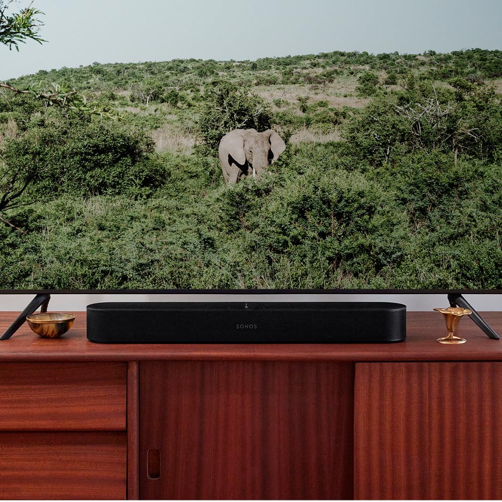 Amazon.com: Sonos Beam Gen 2 - Black - Soundbar with Dolby Atmos