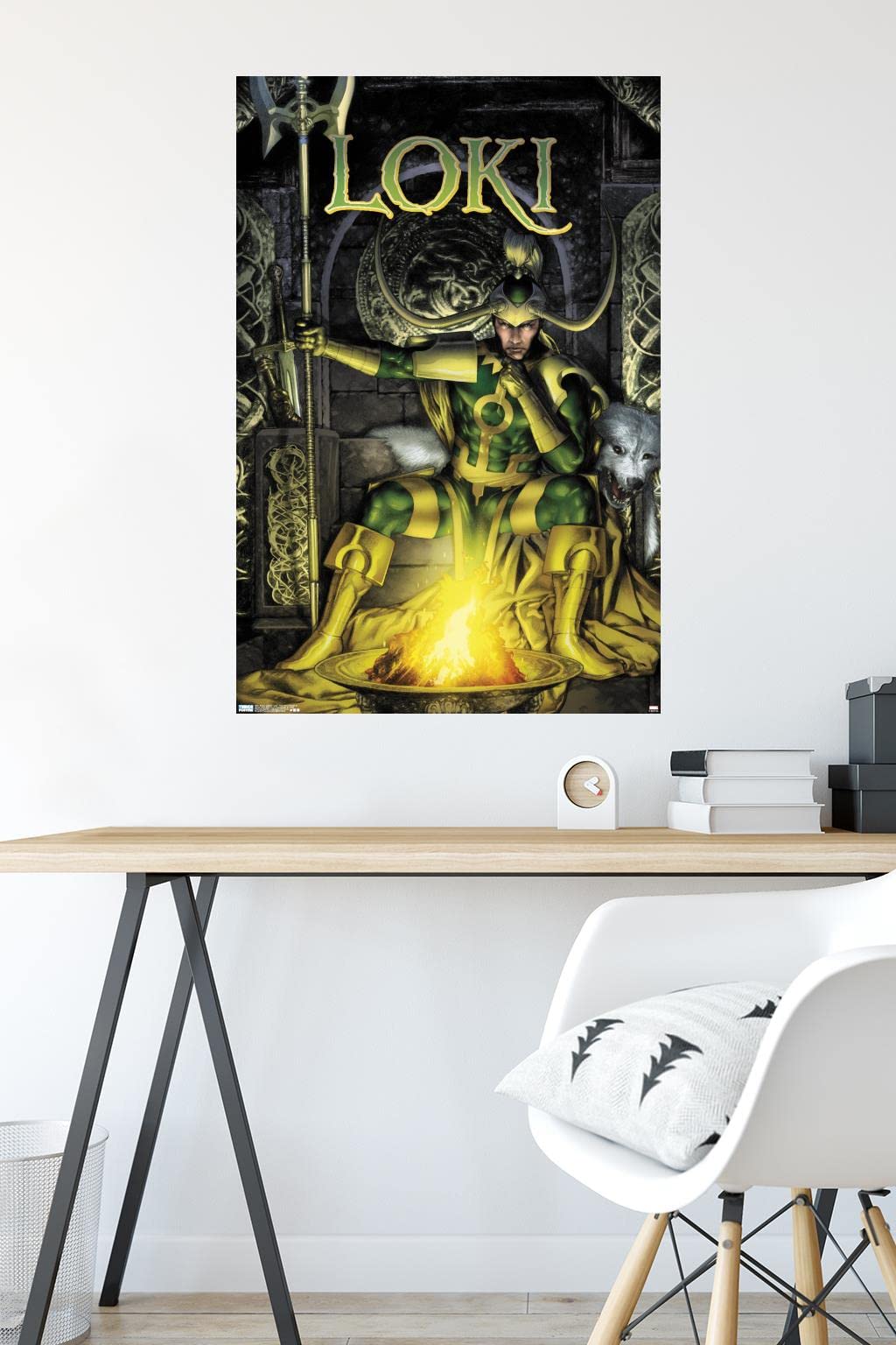 Amazon.com: Trends International Marvel Comics - Loki - Thor