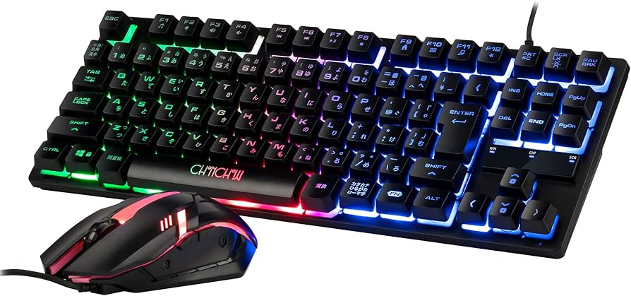 Amazon | CHONCHOW ゲーミングキーボードマウスセット 日本語配列 ps5