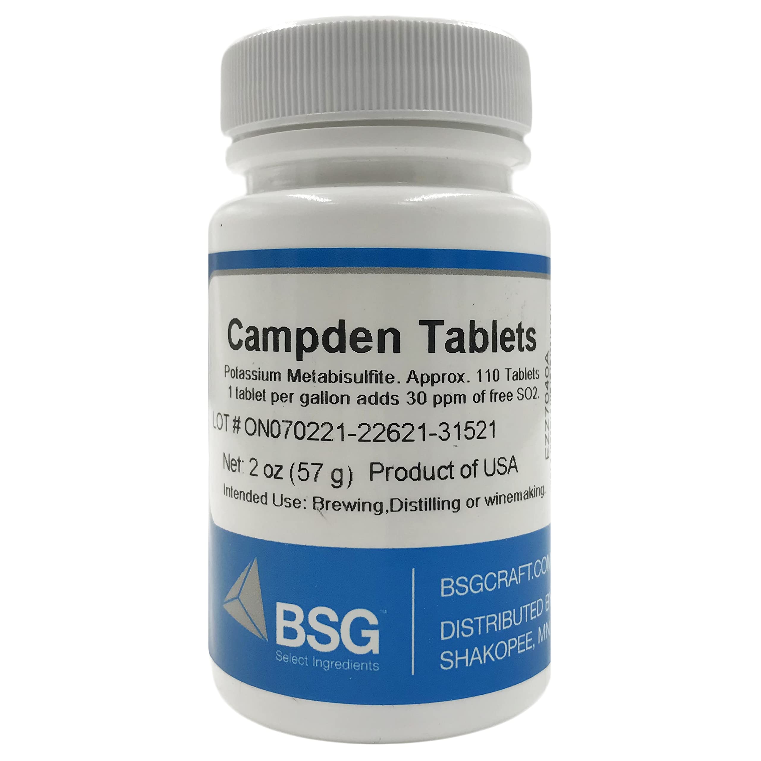 Amazon.com: Tablets (Potassium Metabisulfite), 2oz : Health