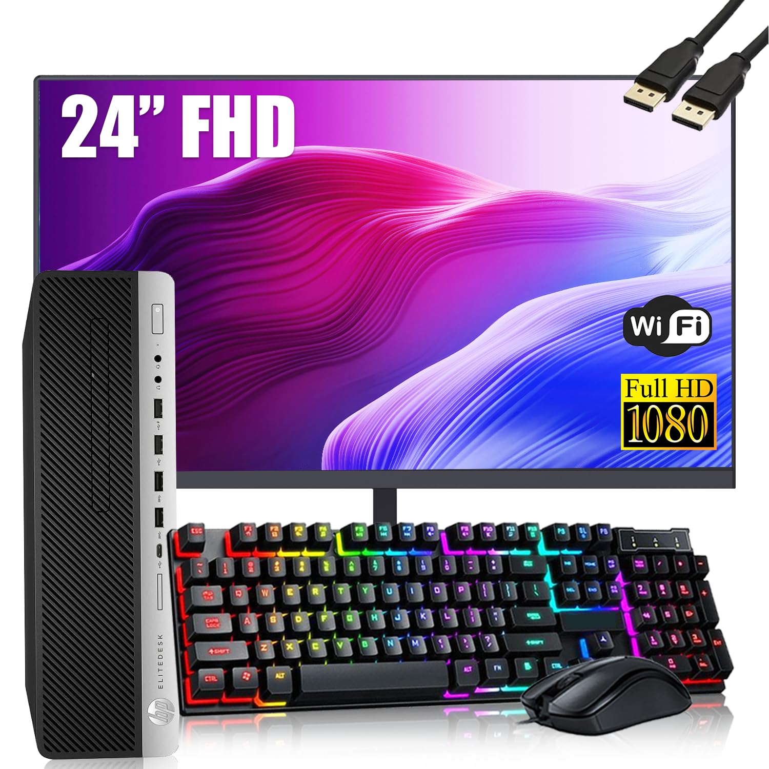 Amazon.com: HP EliteDesk 800 G4 SFF Business Desktop PC with 24