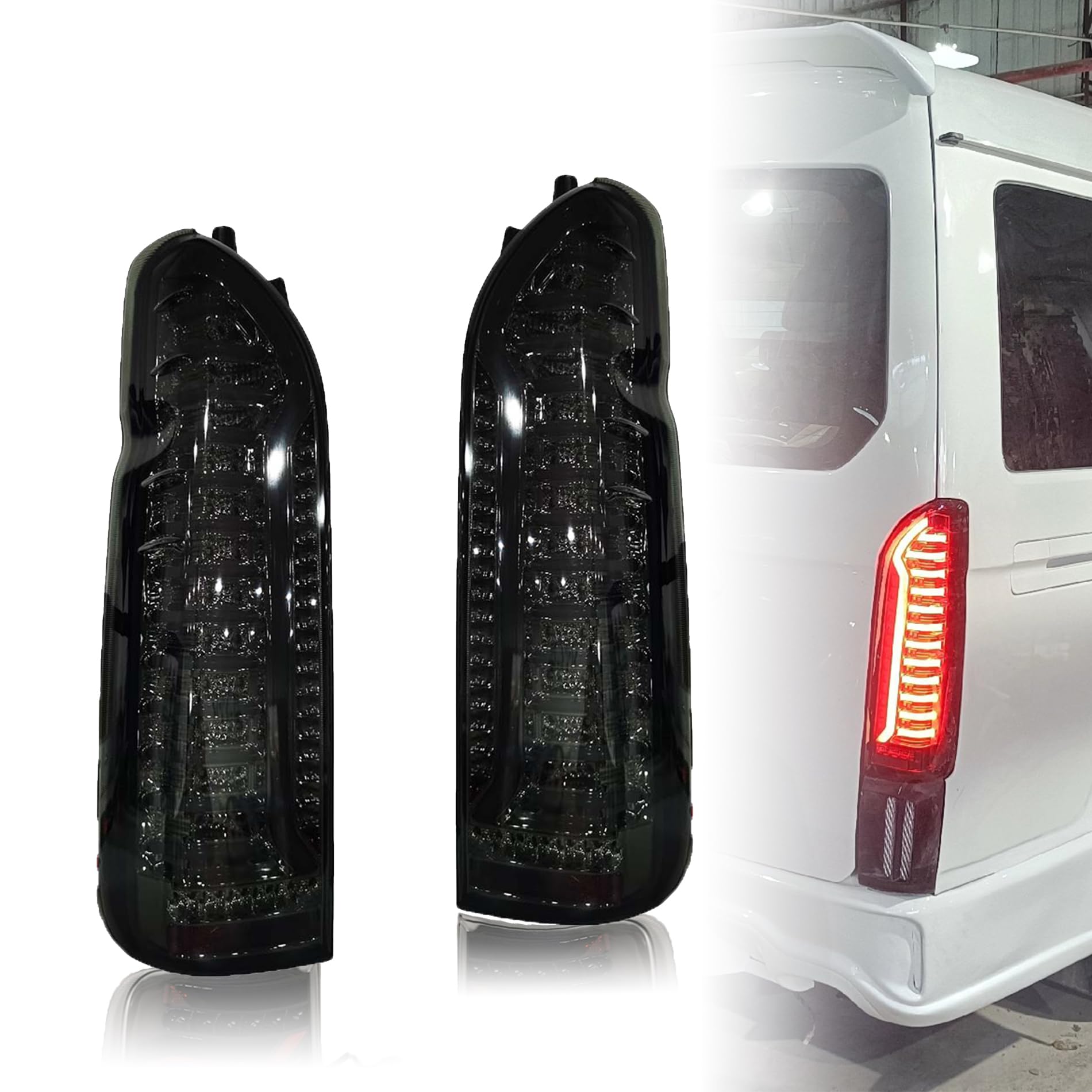 Amazon | 新型LED 高い人気 テールランプ ハイエース 200系 1-7型 究極