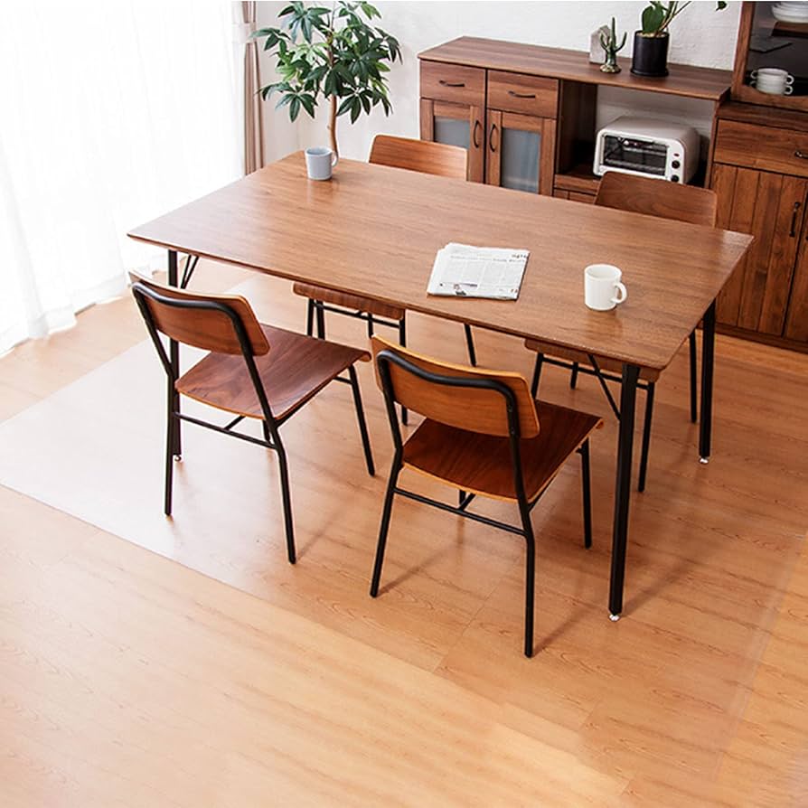 Amazon｜Bloomlover ダイニングマット 透明 200X140cm 特大サイズ